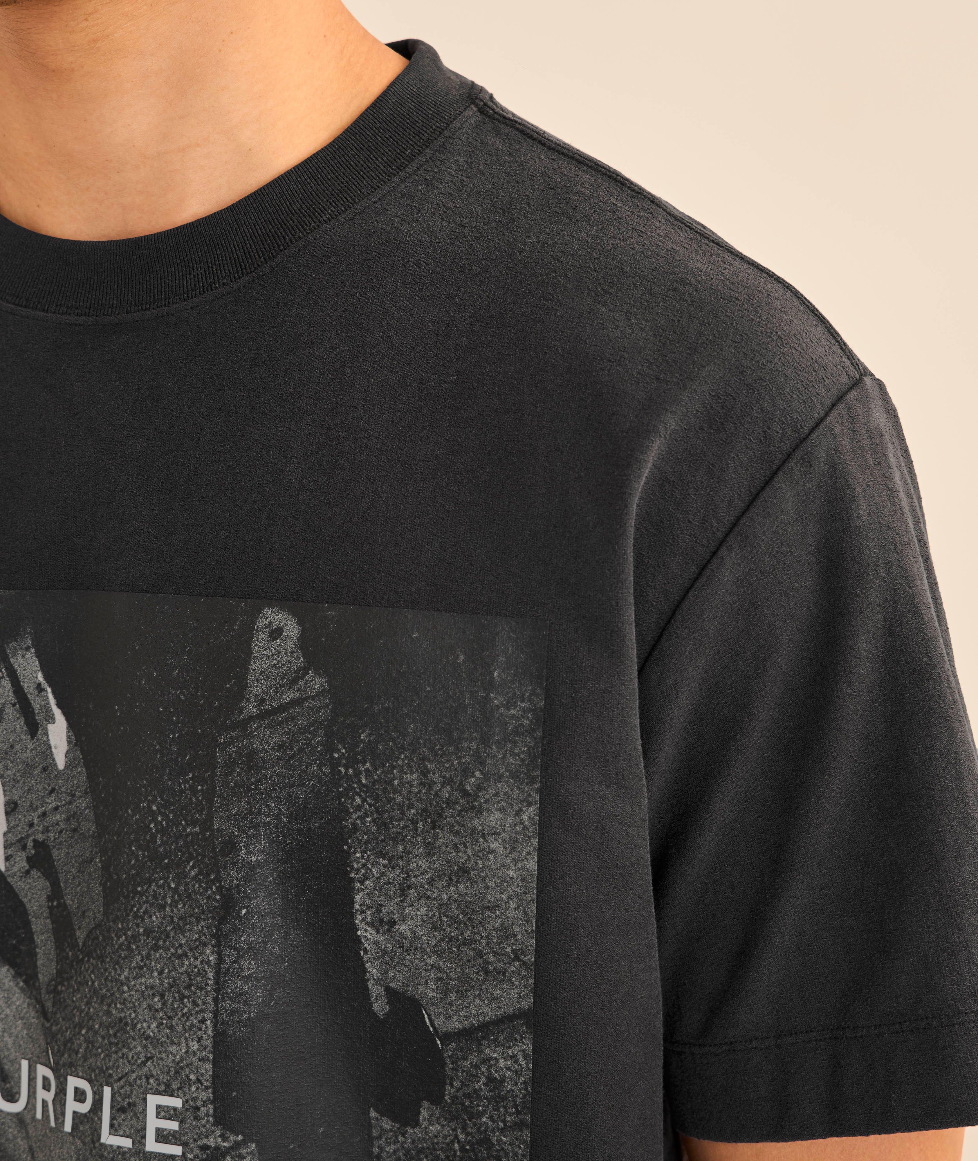 Textured Logo Graphic T-Shirt image 3