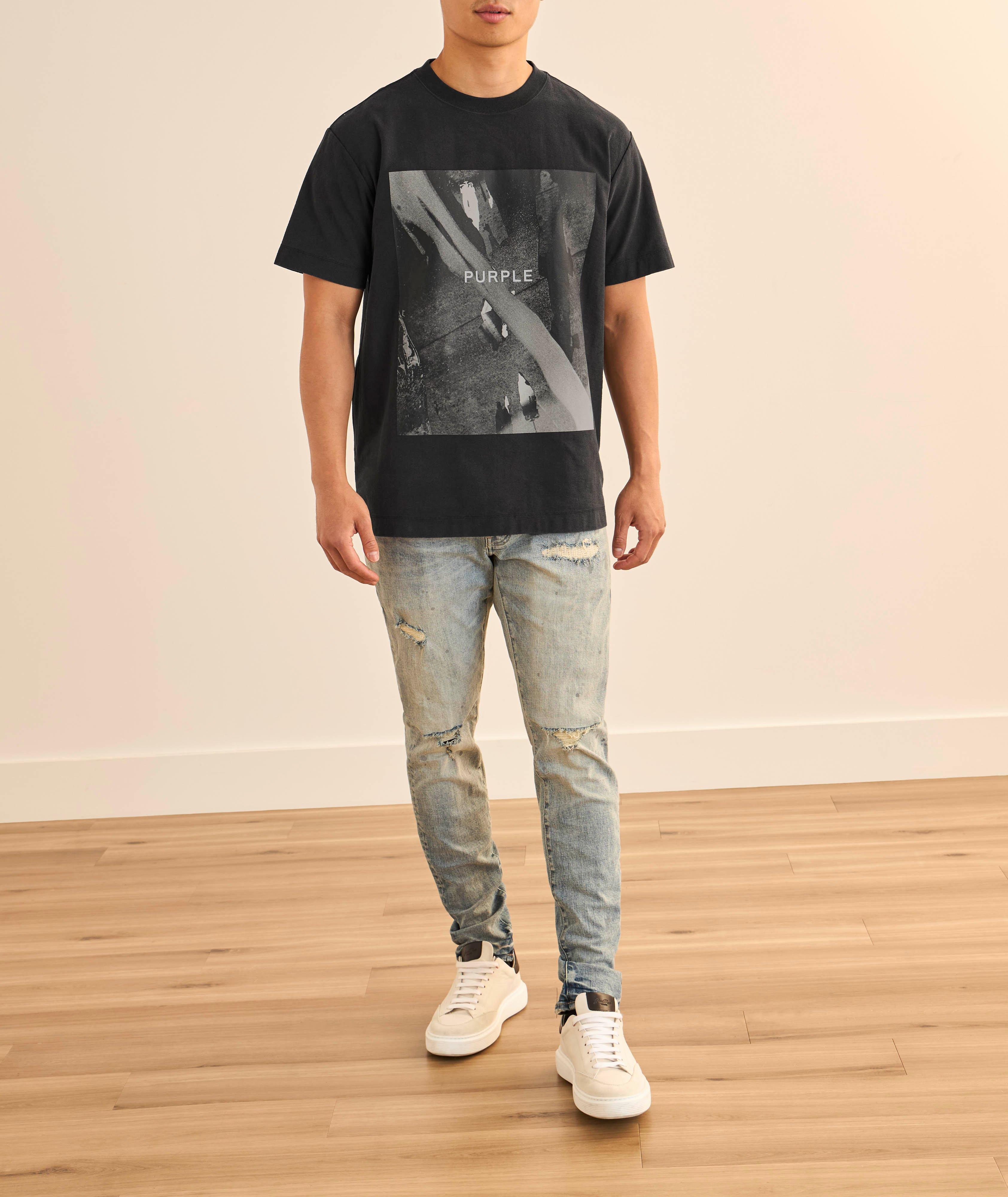 Textured Logo Graphic T-Shirt image 4