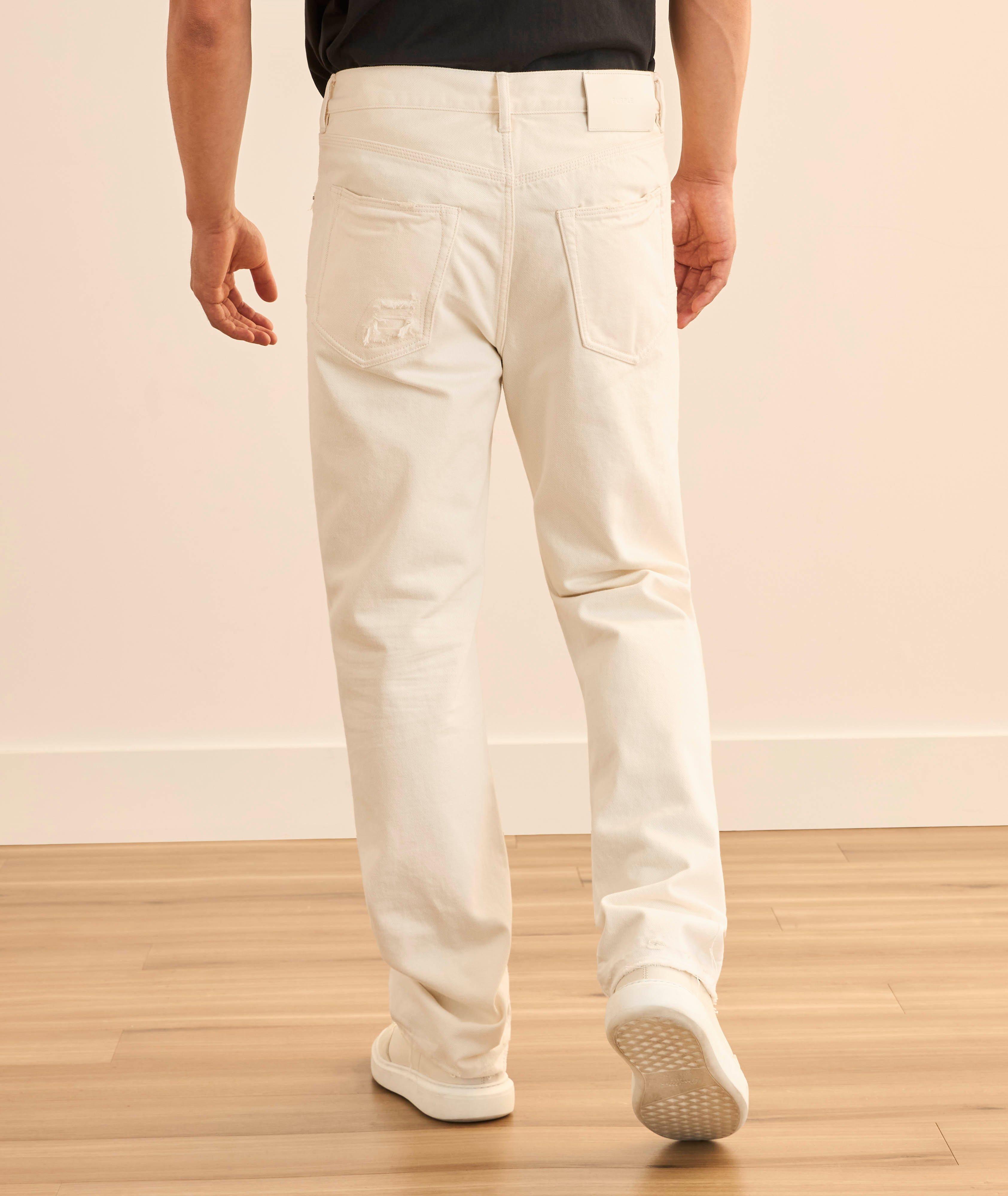 P011 Blowout Patch Straight Jeans image 1