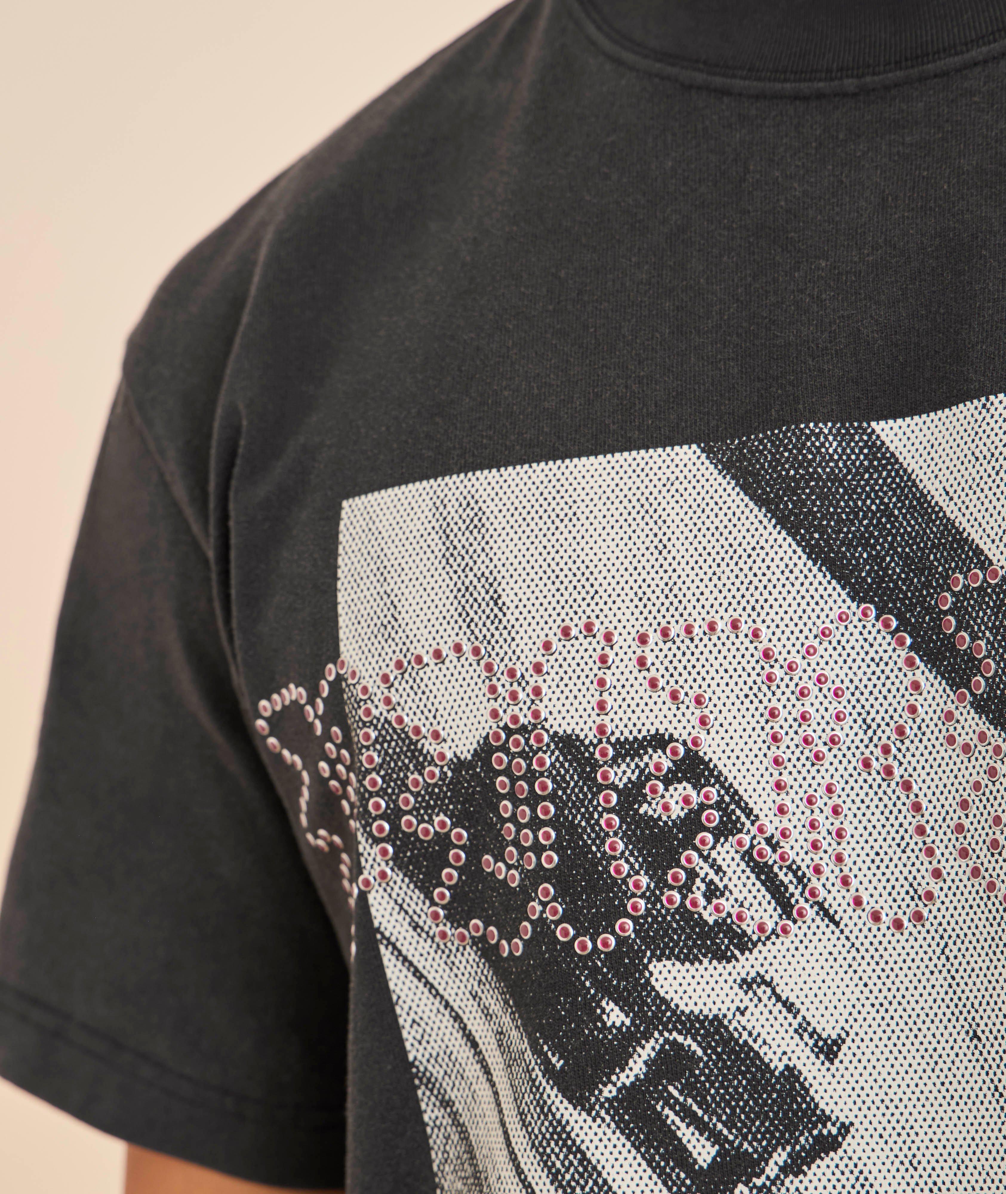 T-shirt graphique logo orné image 3