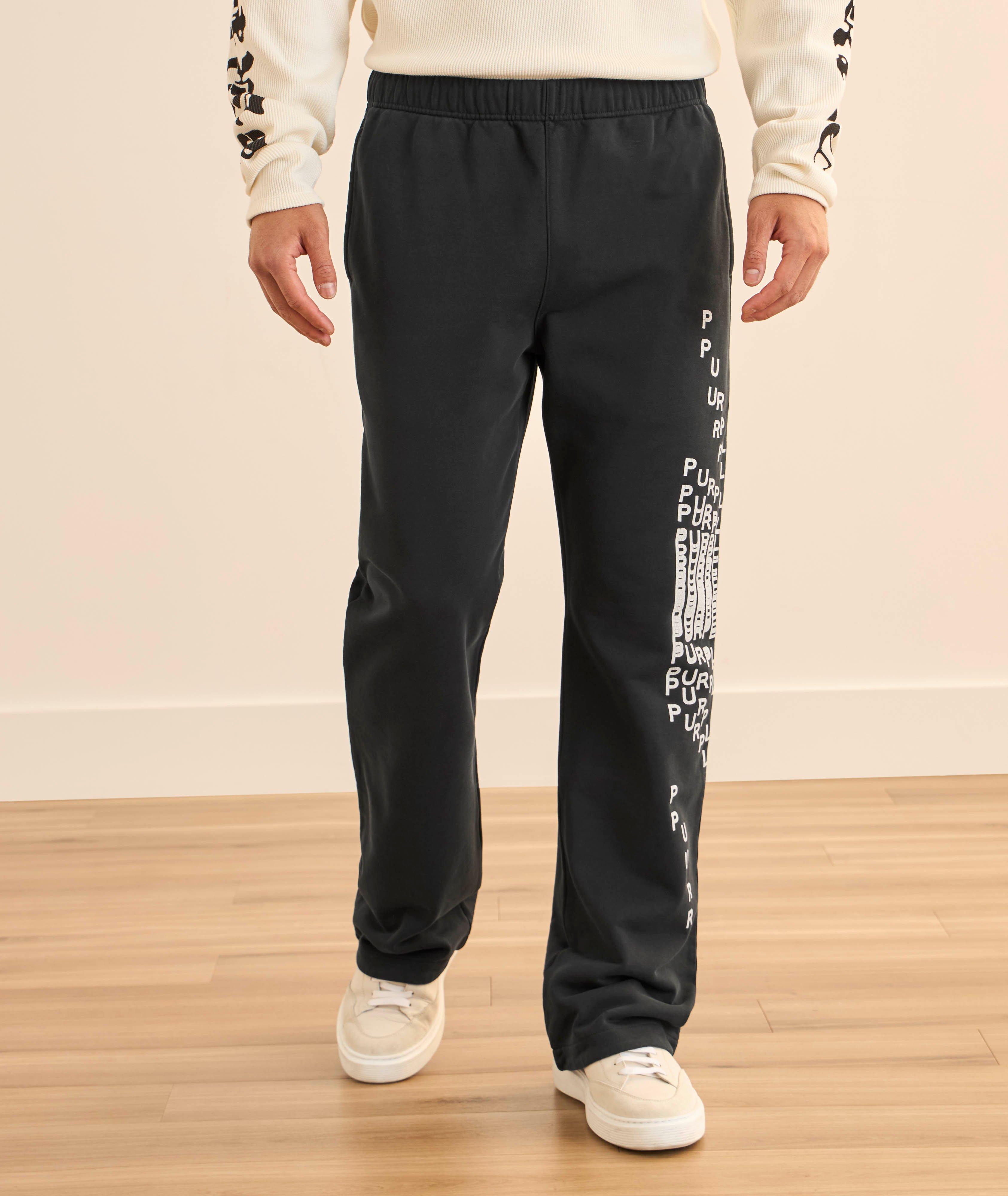 Crackle Logo Flare Sweatpants image 1