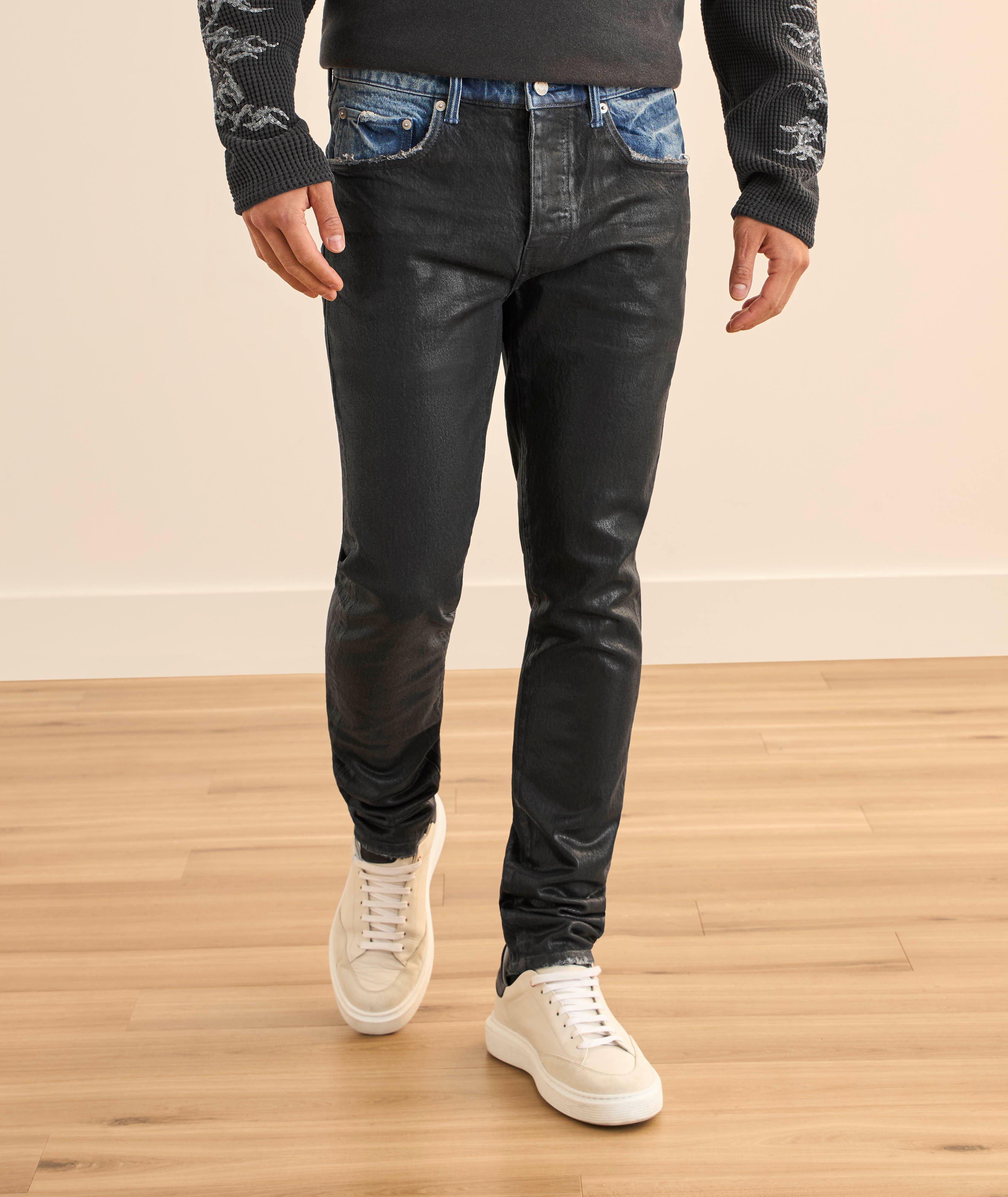 P001 Coated Skinny Jeans image 1