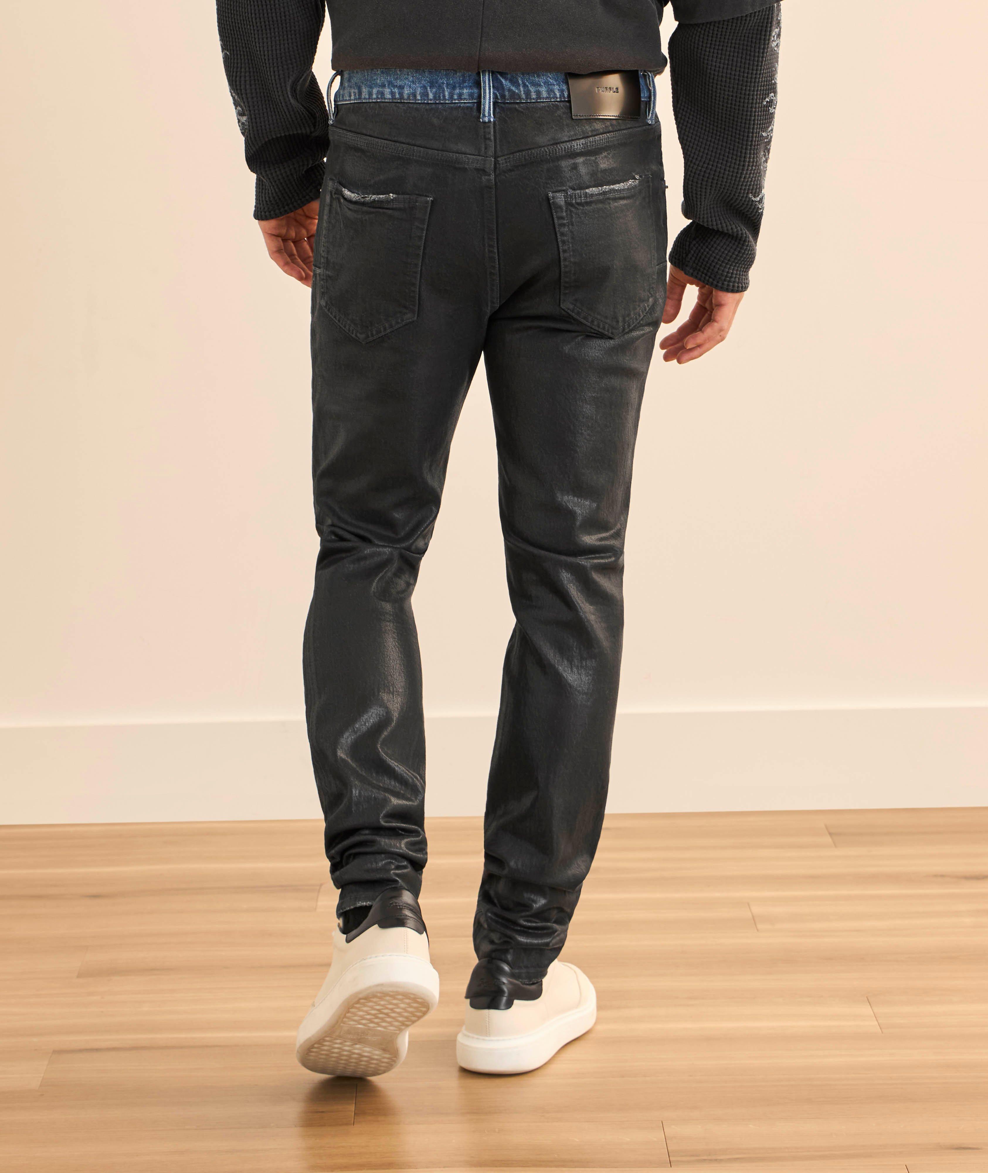 P001 Coated Skinny Jeans image 2