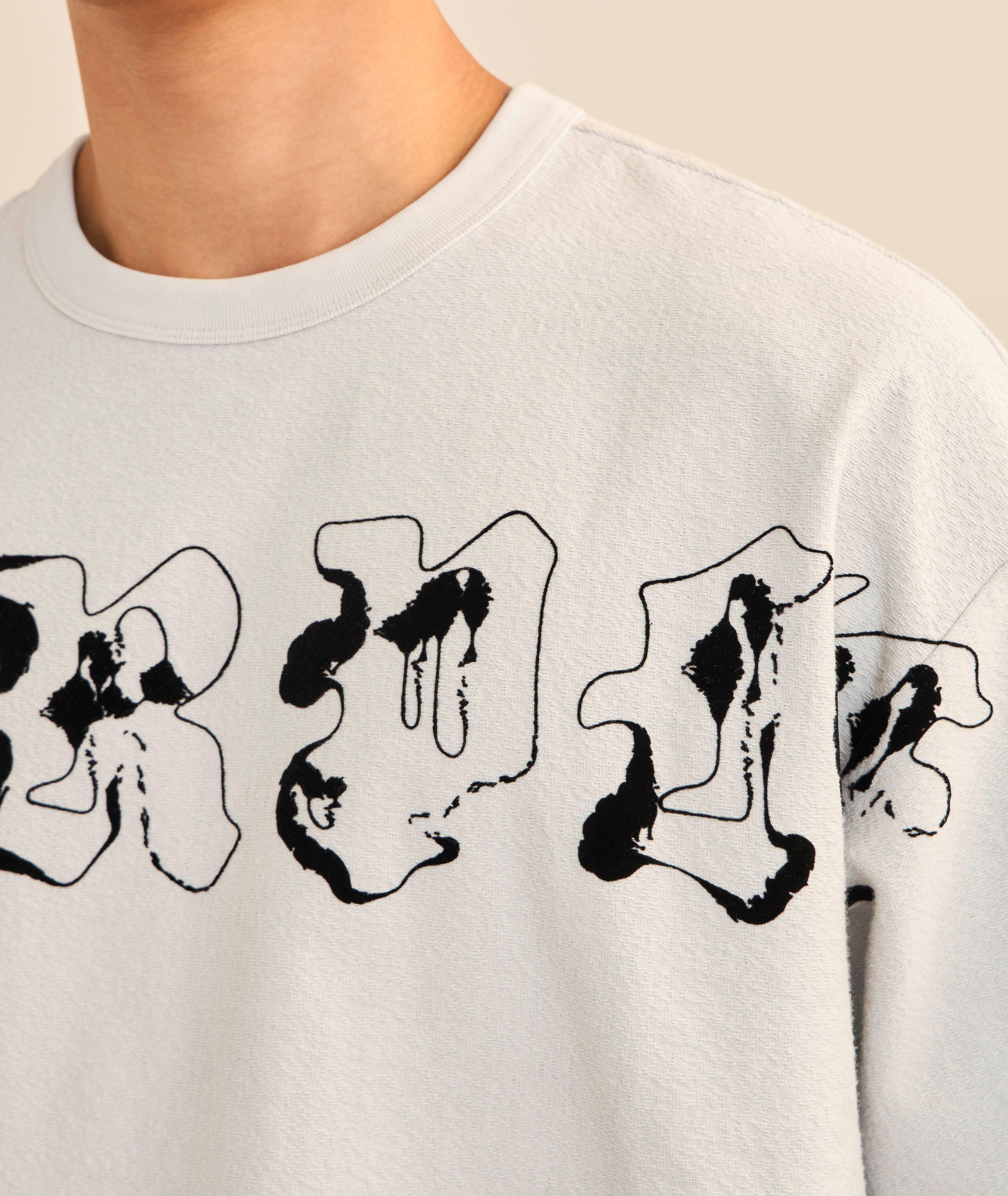 Textured Gothic Logo T-Shirt image 3