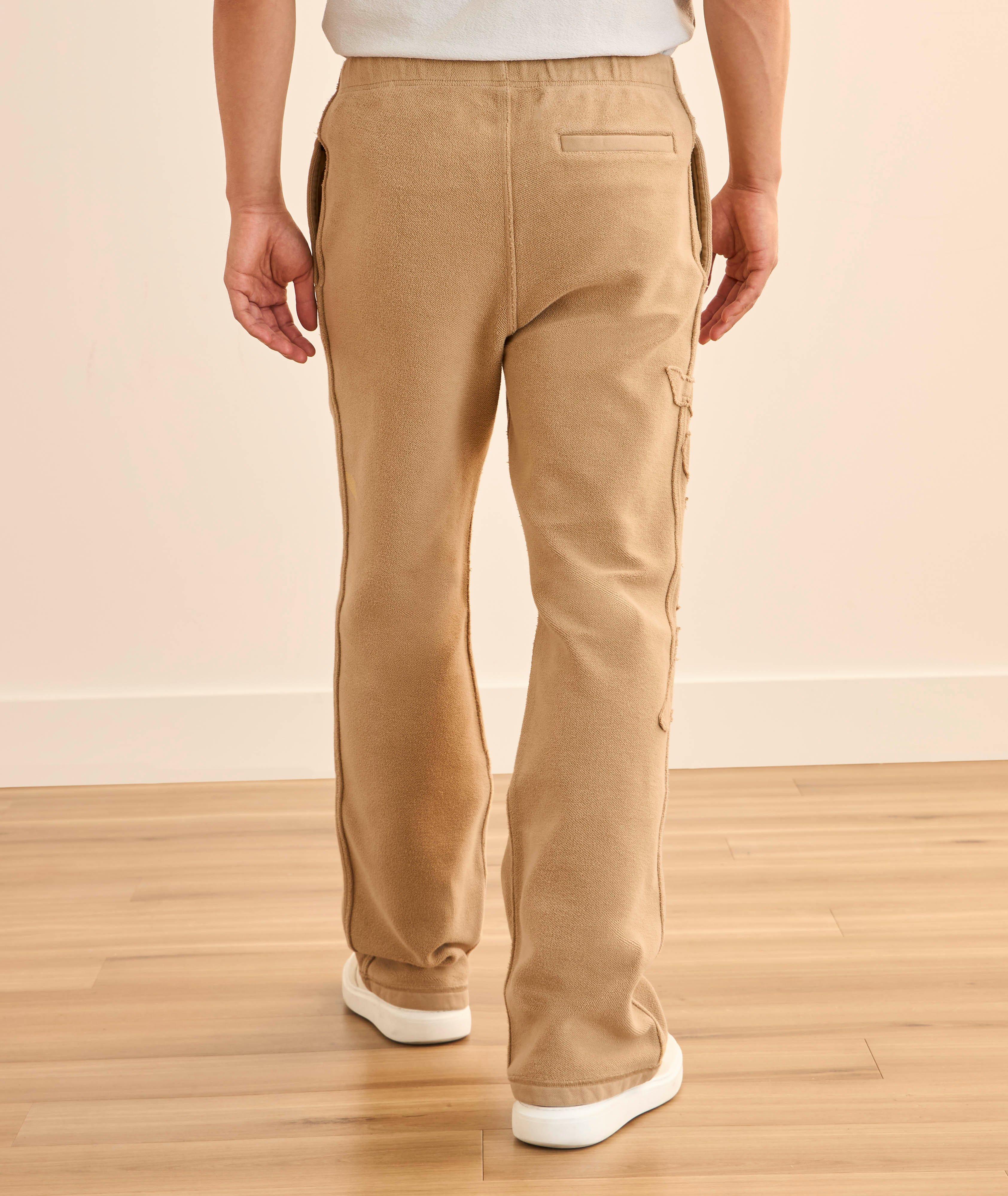 Inside-Out Seams Wide-Leg Fleece Pants image 2