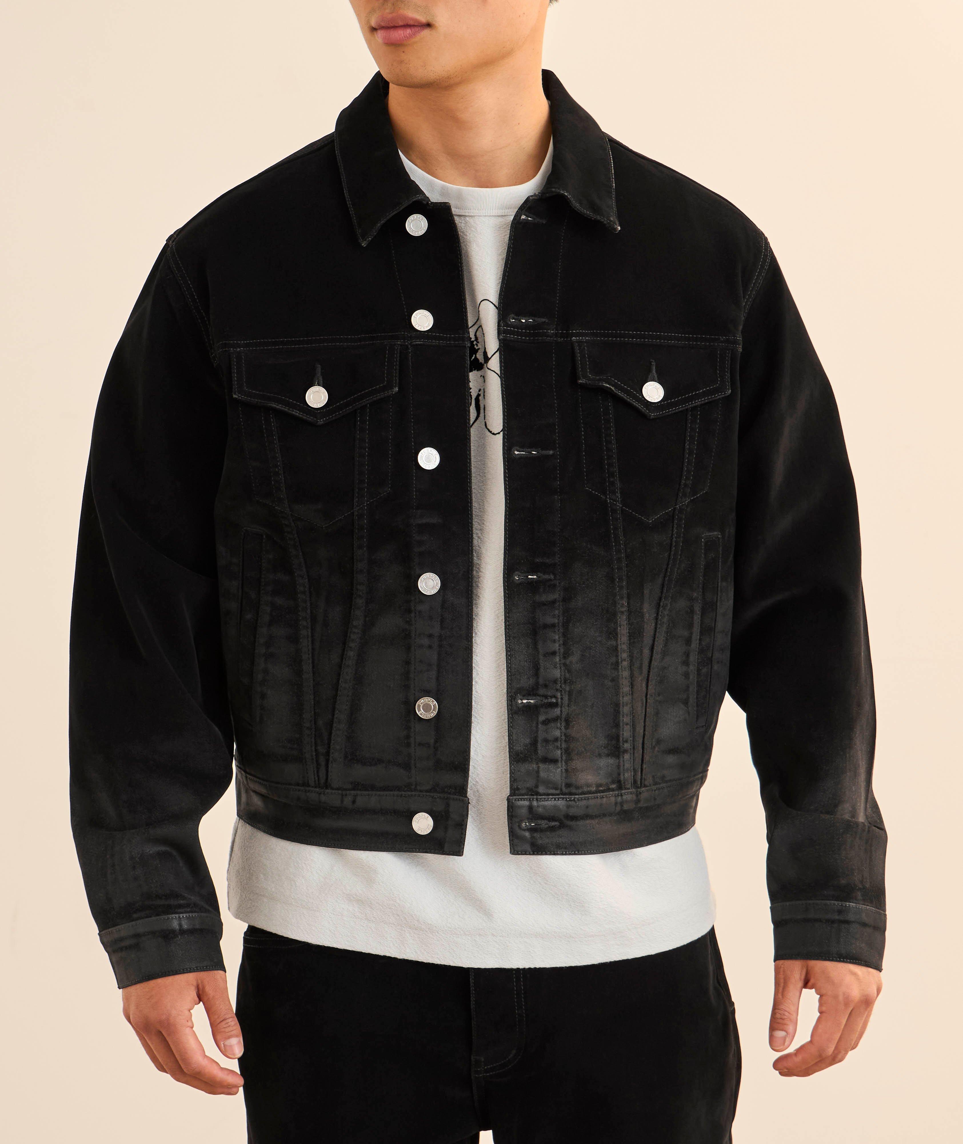 Flock Dipped Denim Jacket image 1