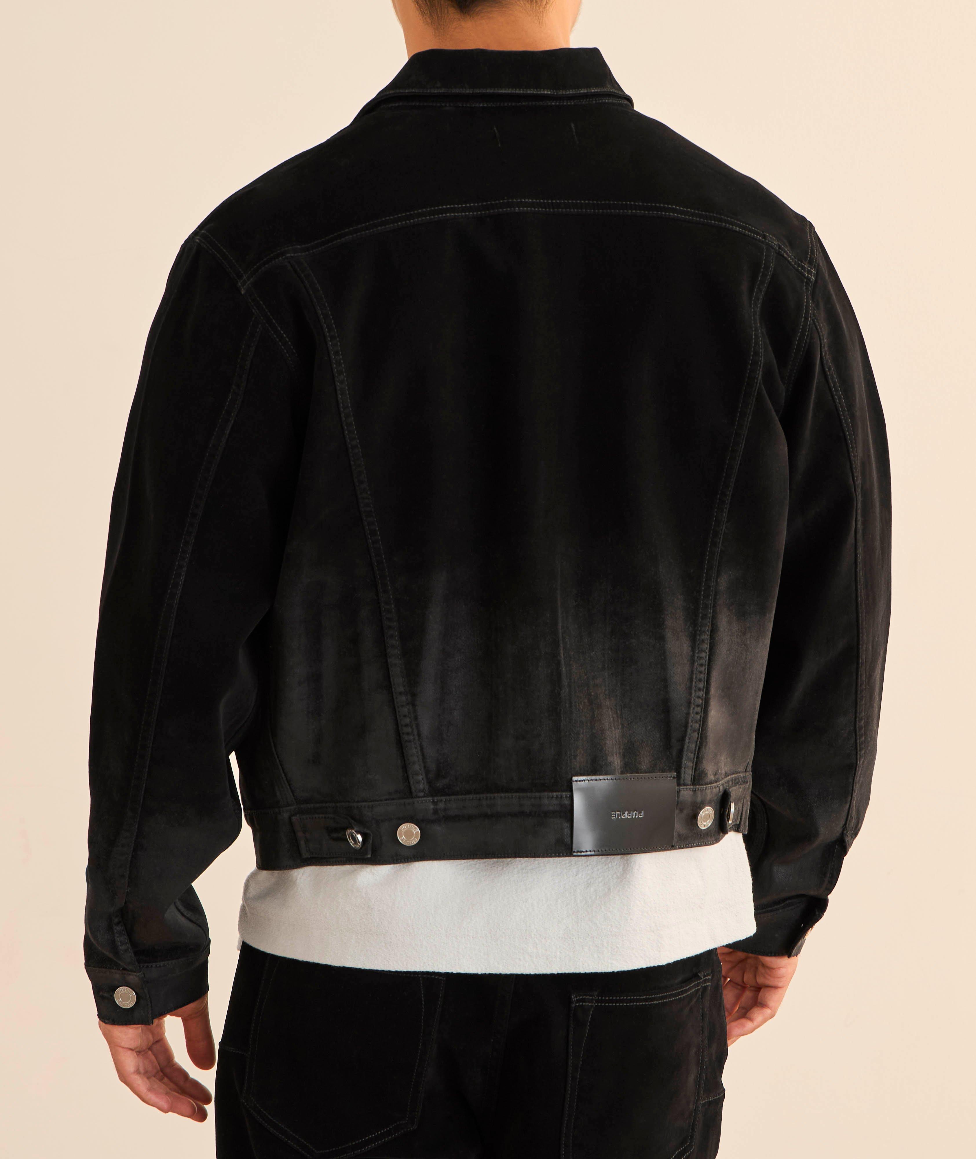 Flock Dipped Denim Jacket image 2