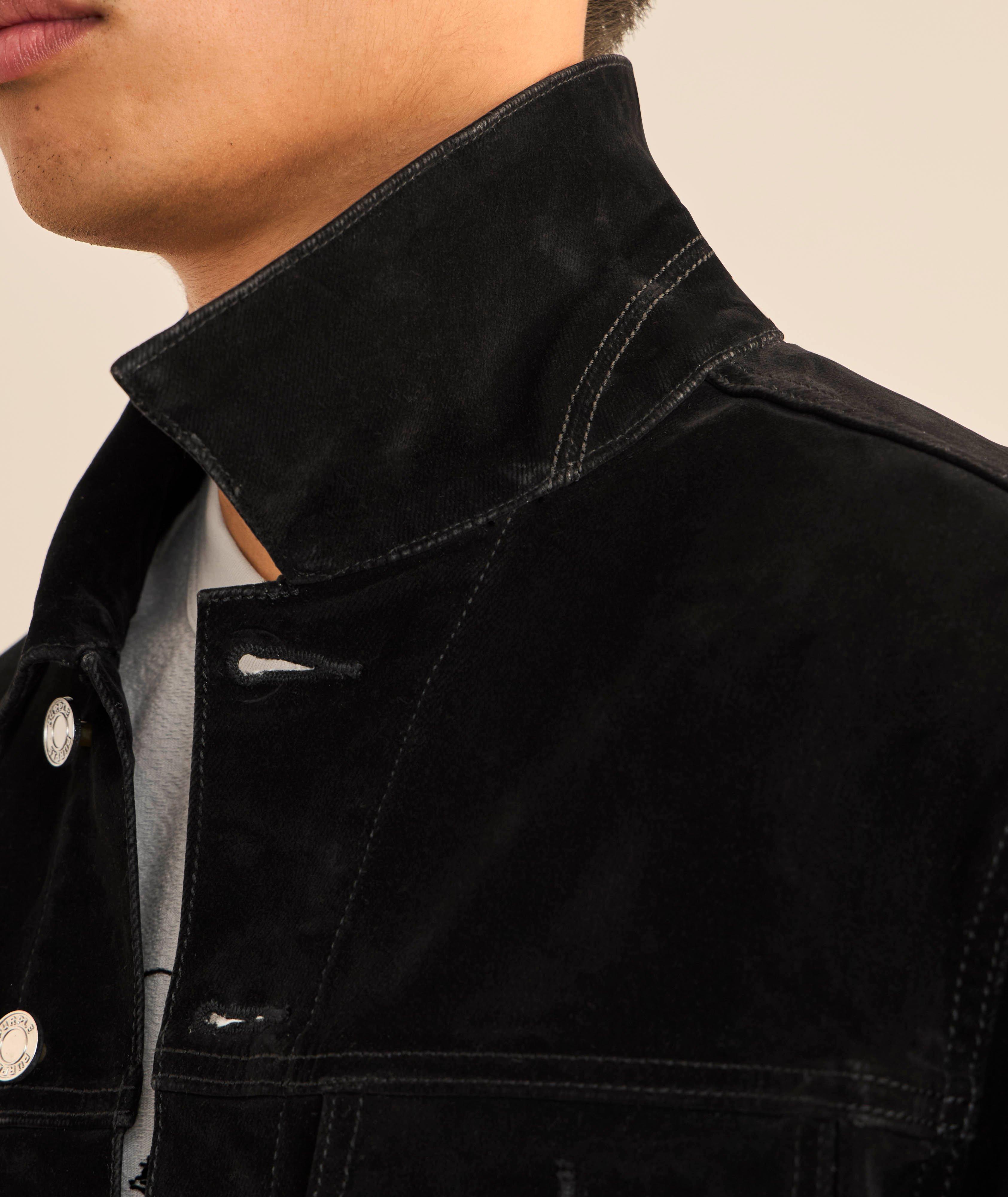 Flock Dipped Denim Jacket image 3