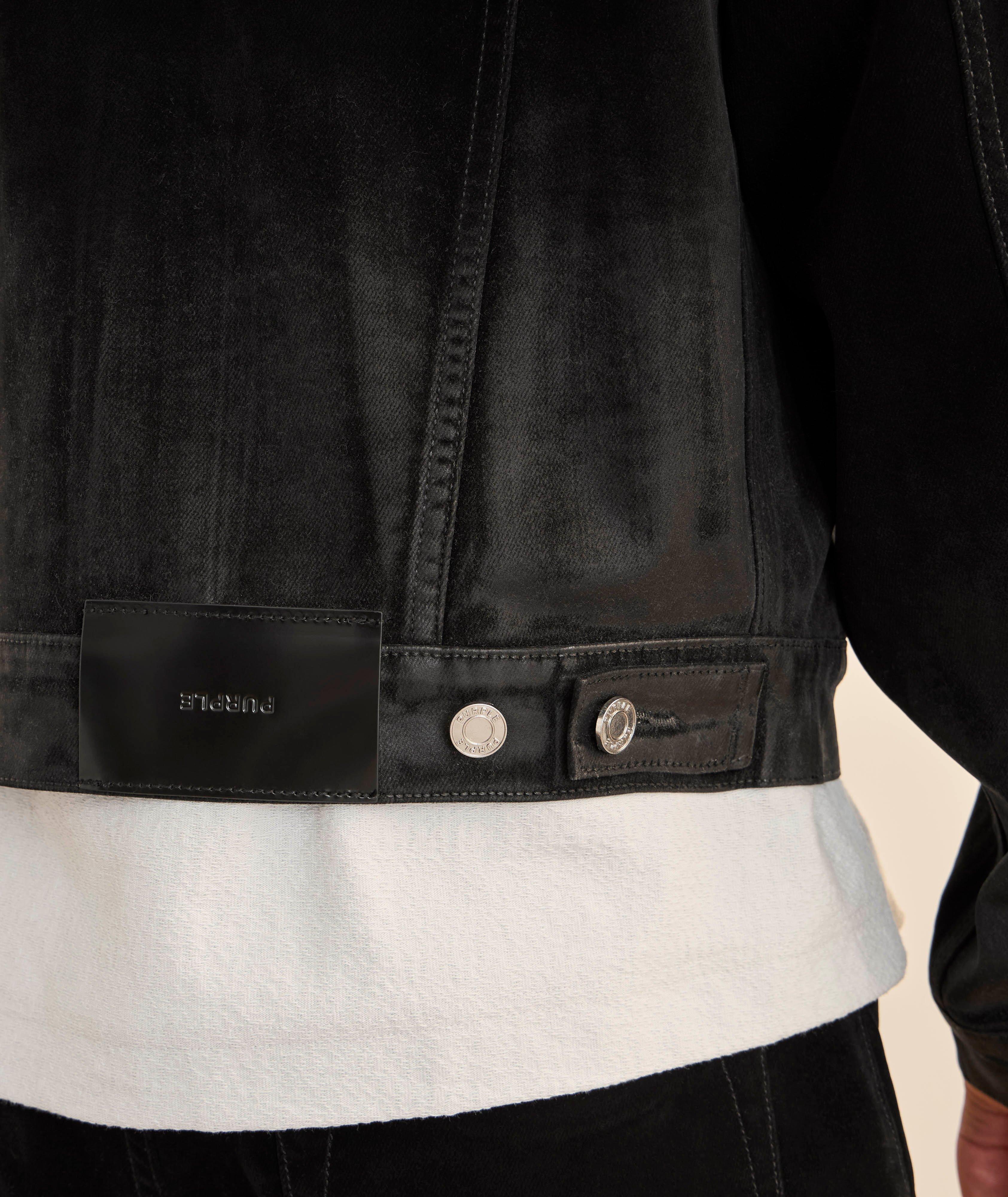 Flock Dipped Denim Jacket image 5