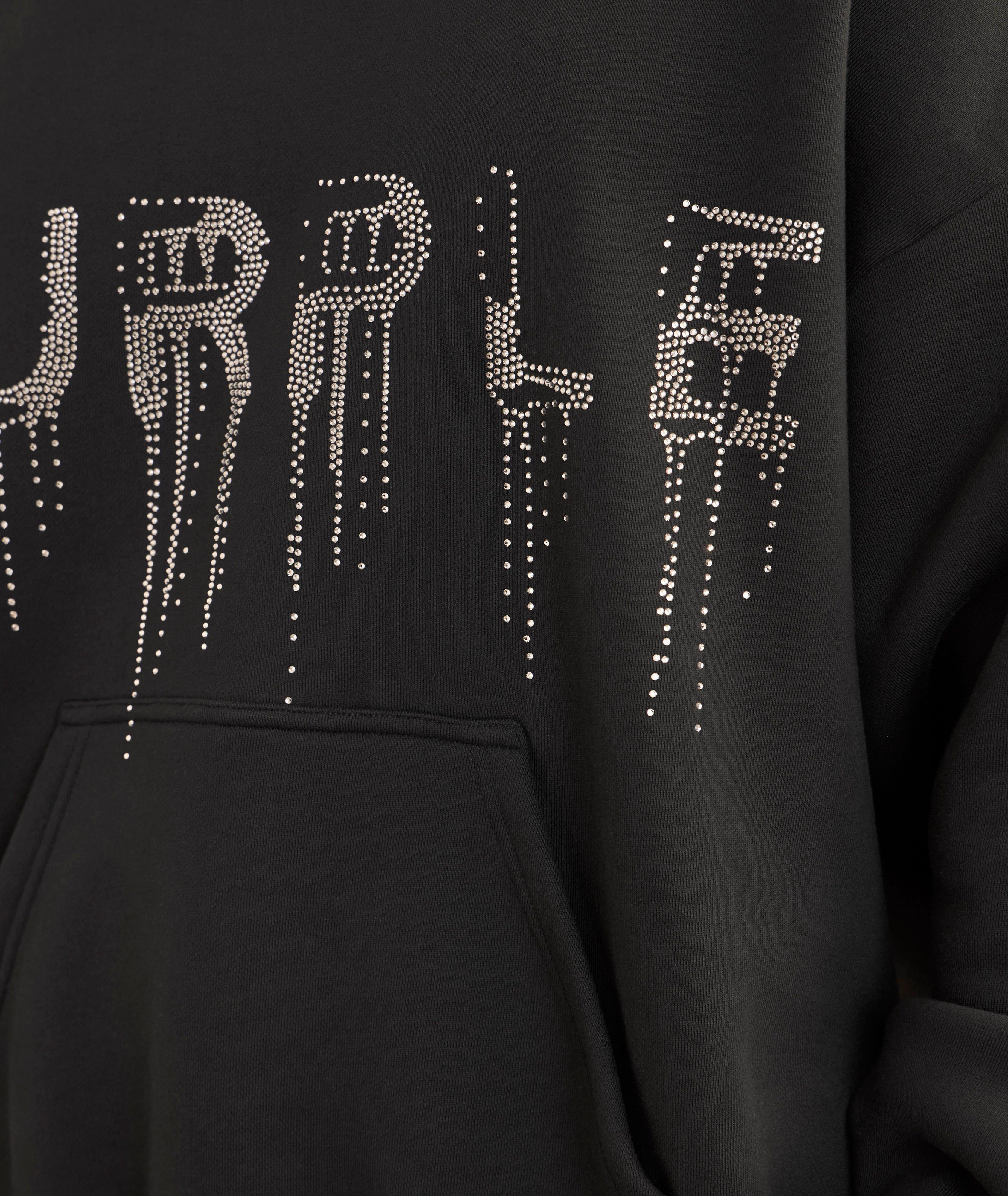 Embellished Drip Logo Hooded Sweatshirt image 4