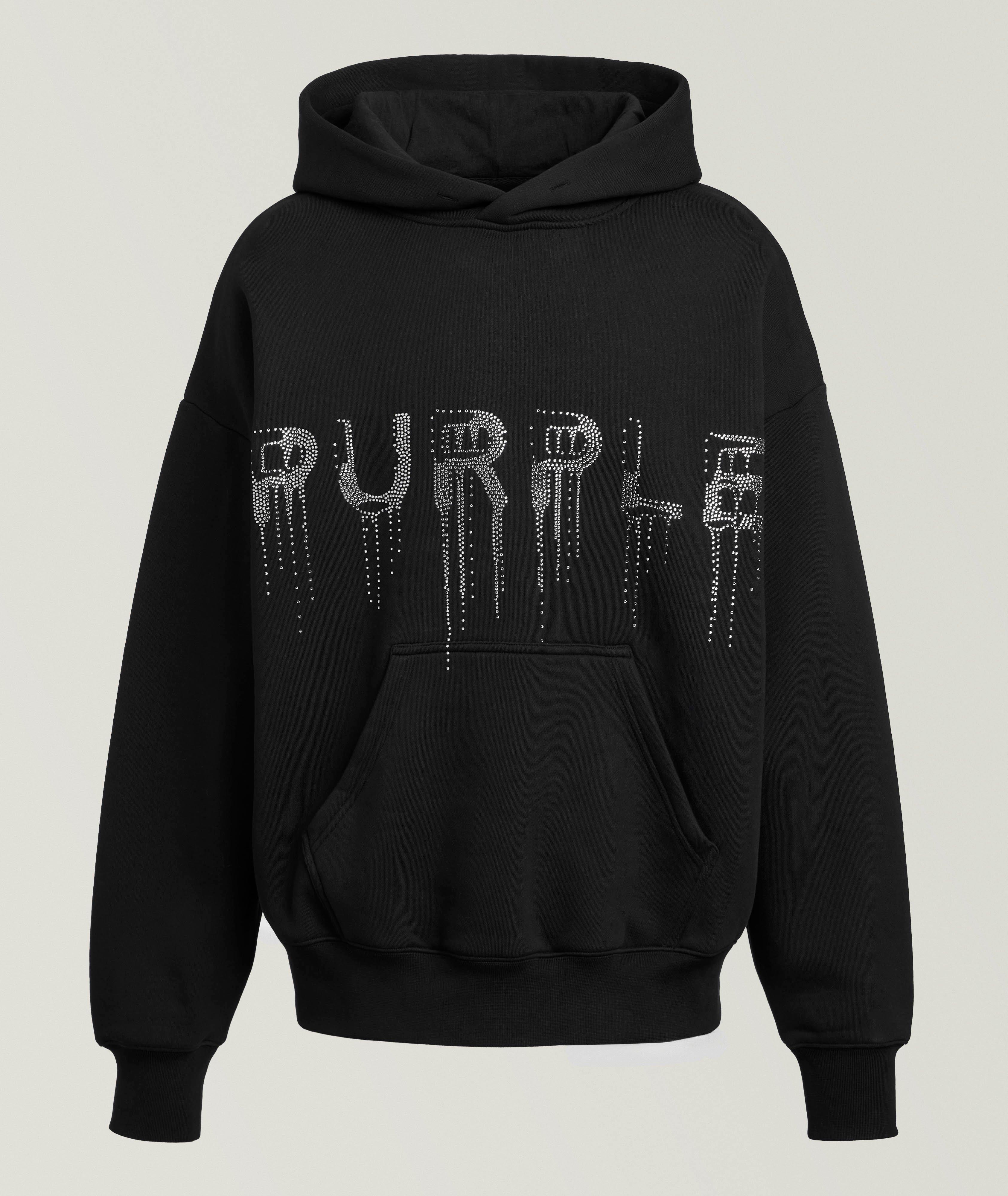 Embellished Drip Logo Hooded Sweatshirt image 0