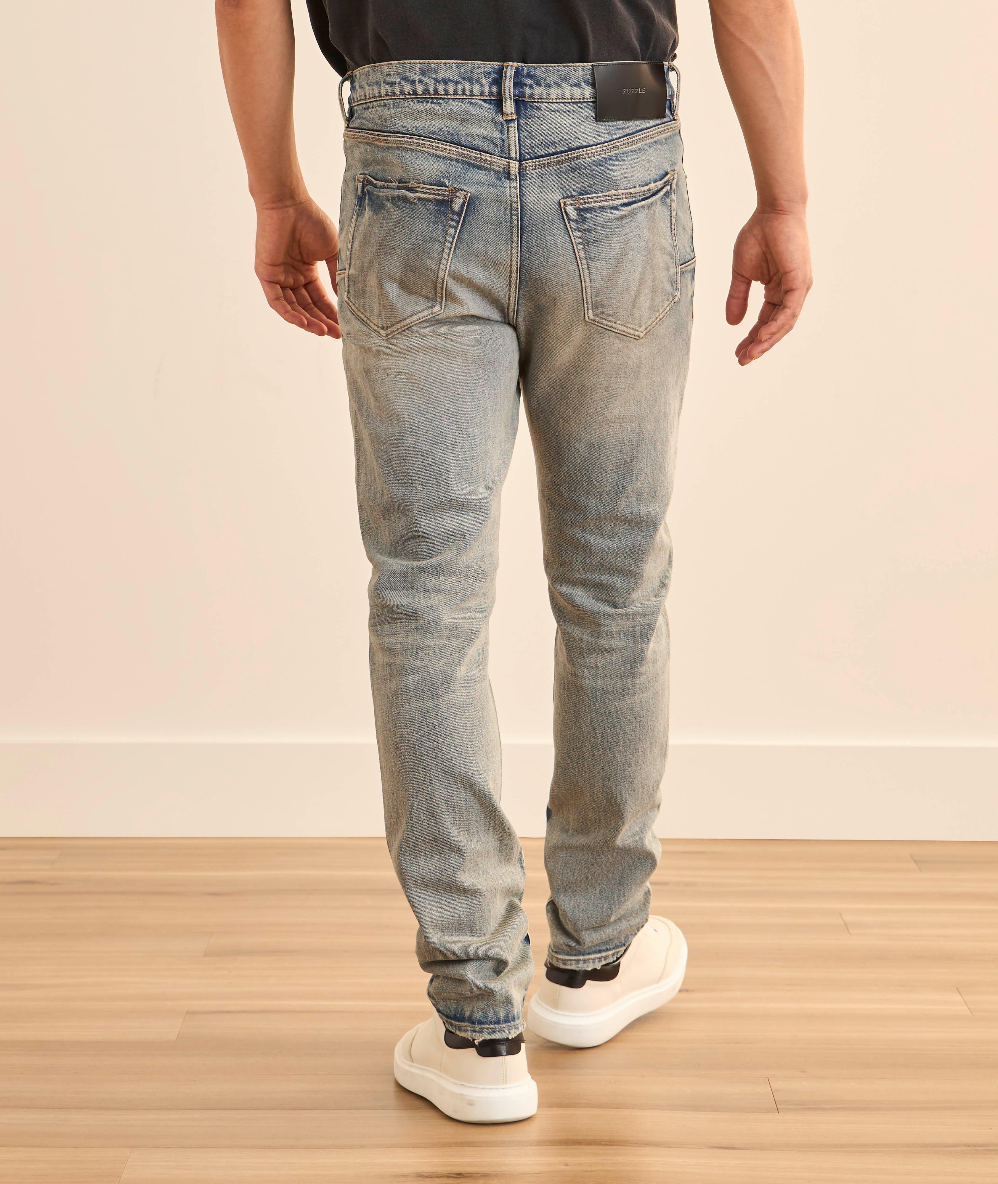 P005 Light Dirty Straight Jeans image 2