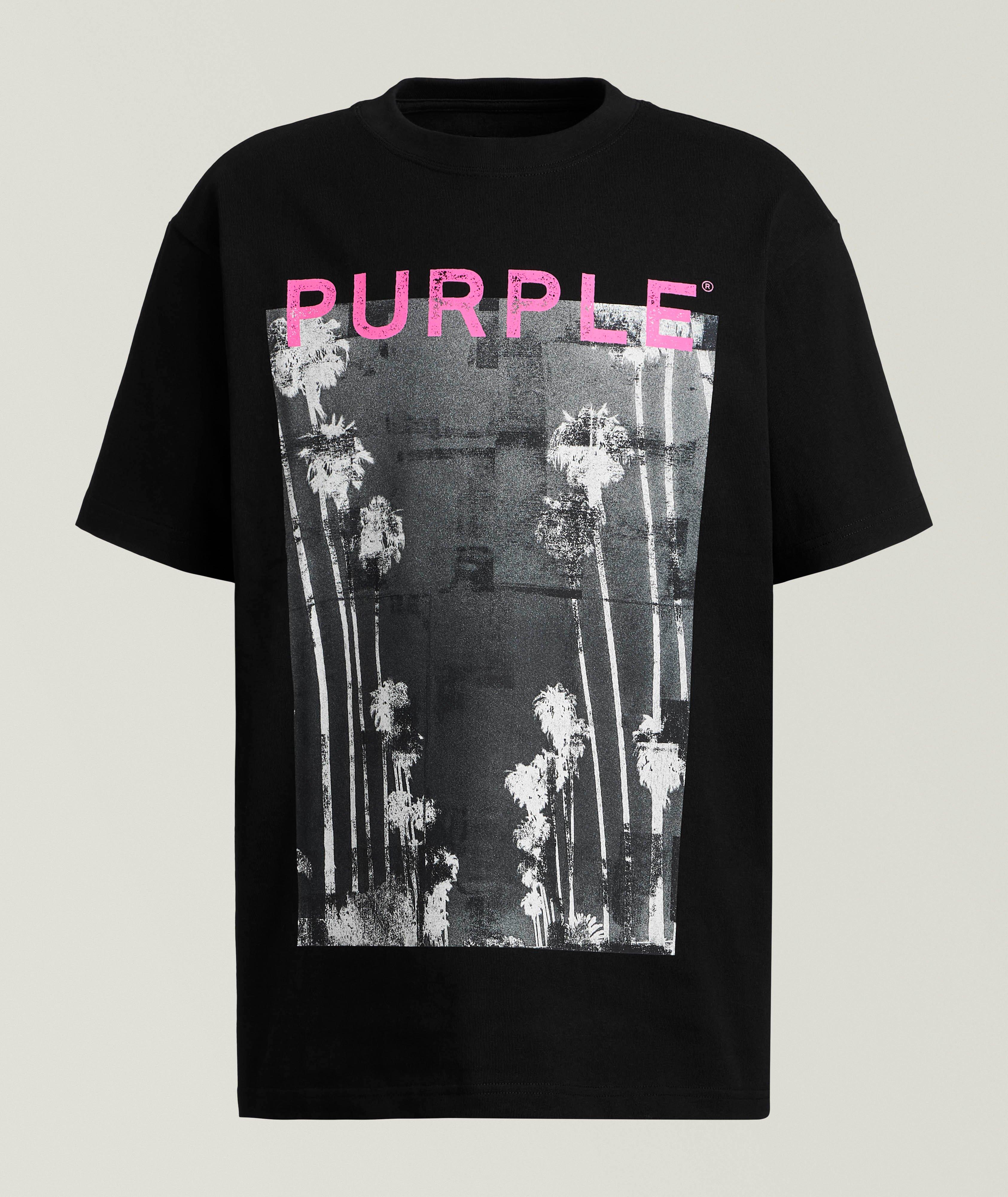 Purple Brand T-shirt coton imprimé graphique Mirage