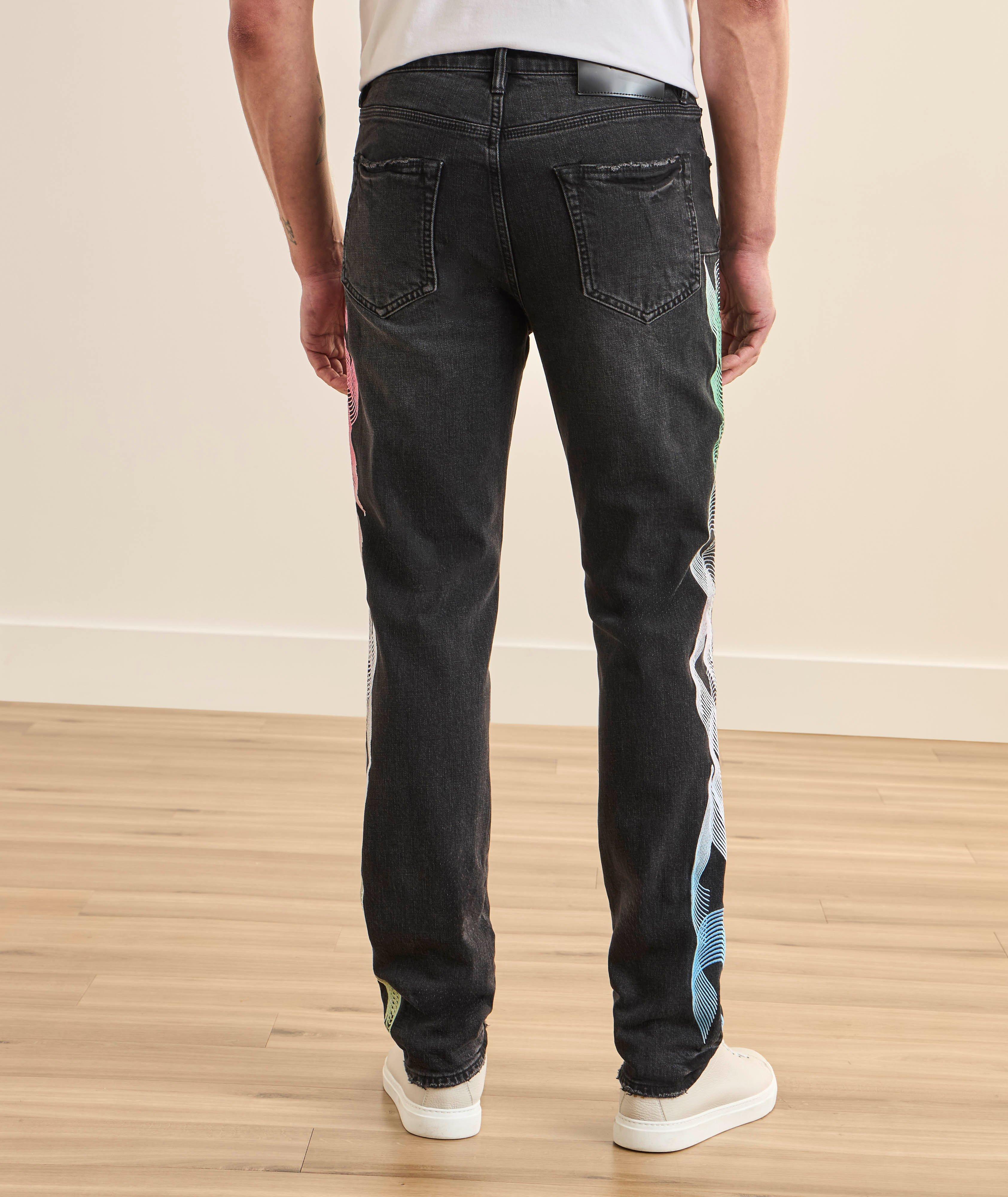 Purple Brand P005 Gradient Logo Slim Straight Jeans | Jeans