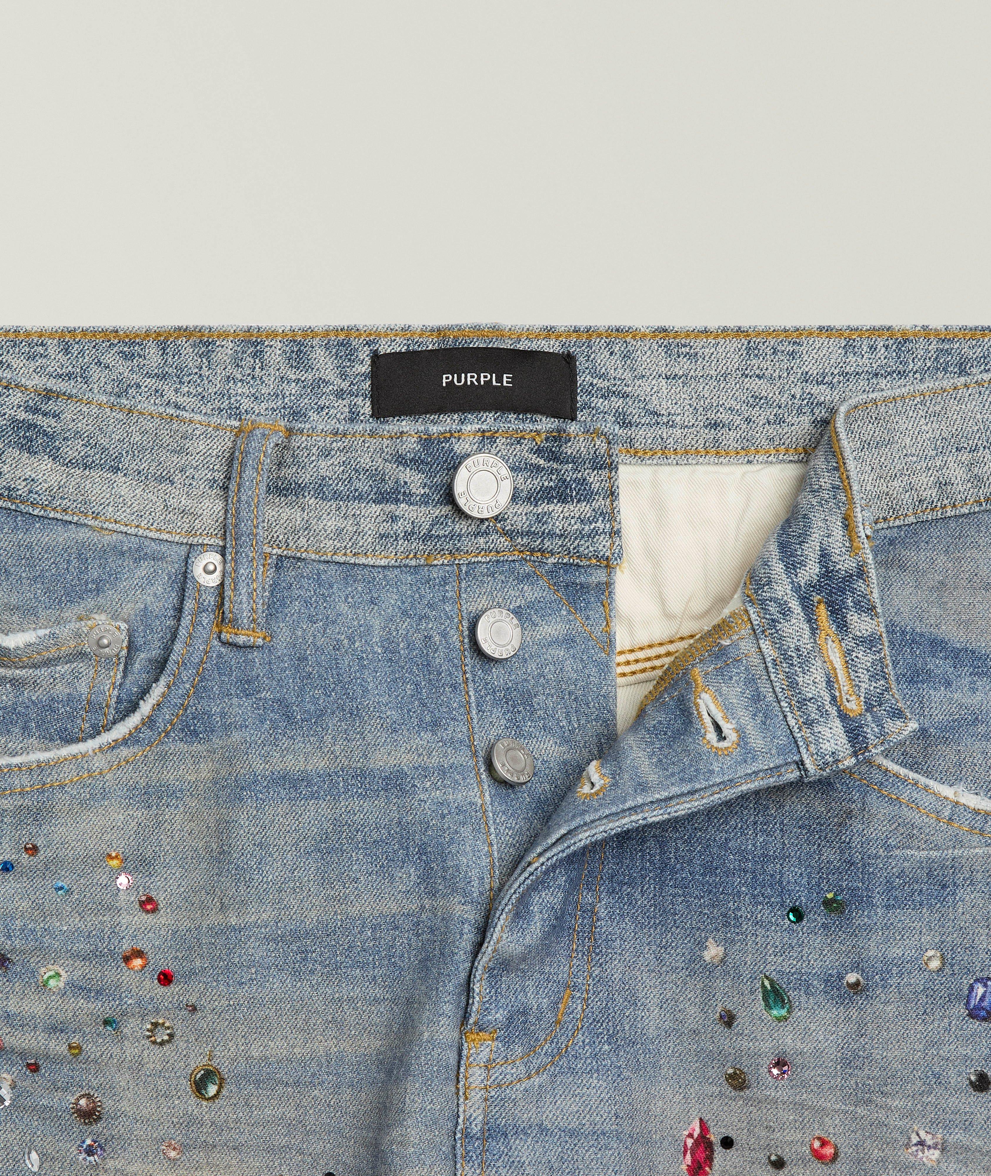 Purple Brand P001 Jewel Print Skinny Jeans | Jeans | Harry Rosen