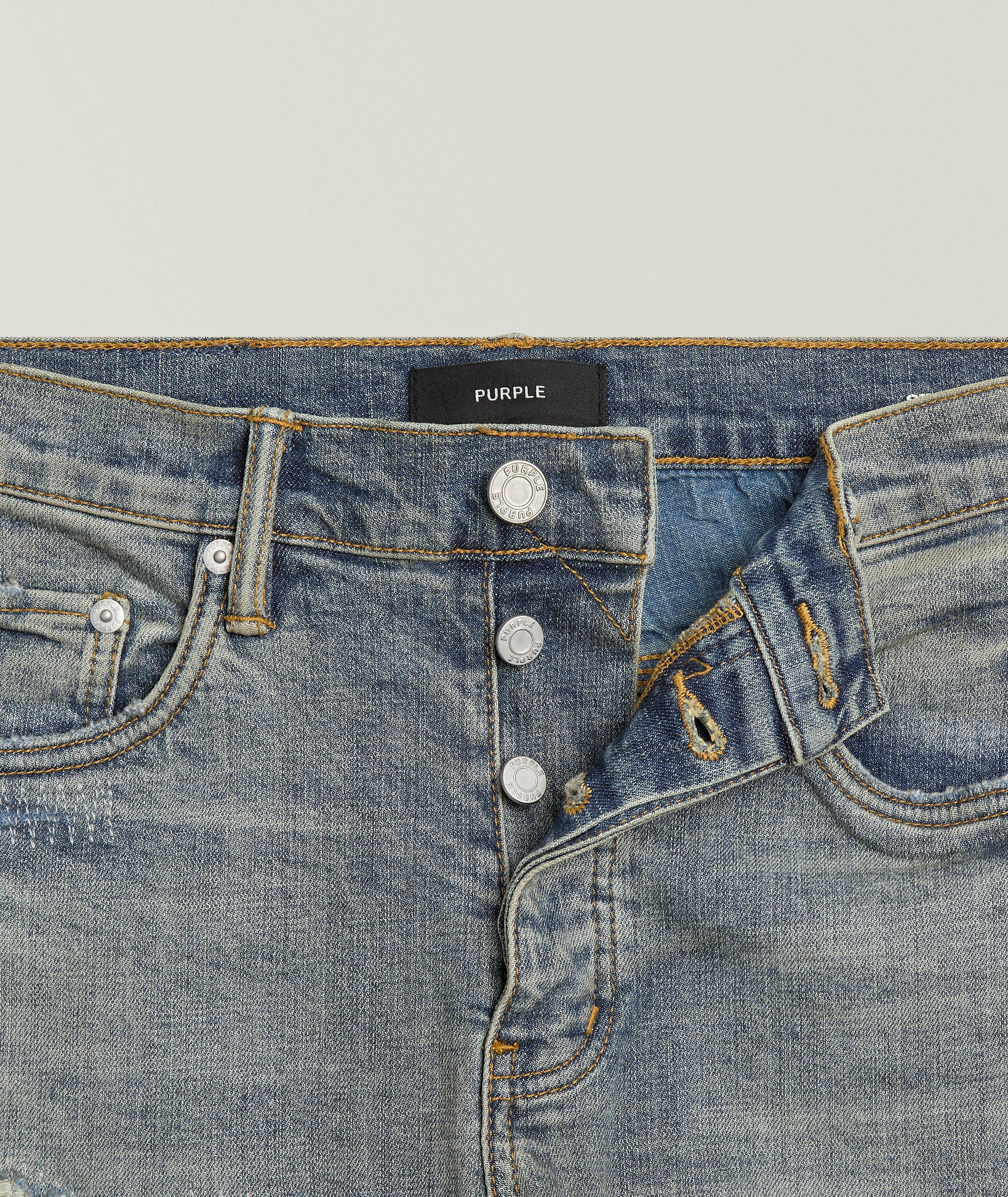 P001 Distressed Vintage Skinny Jeans image 4