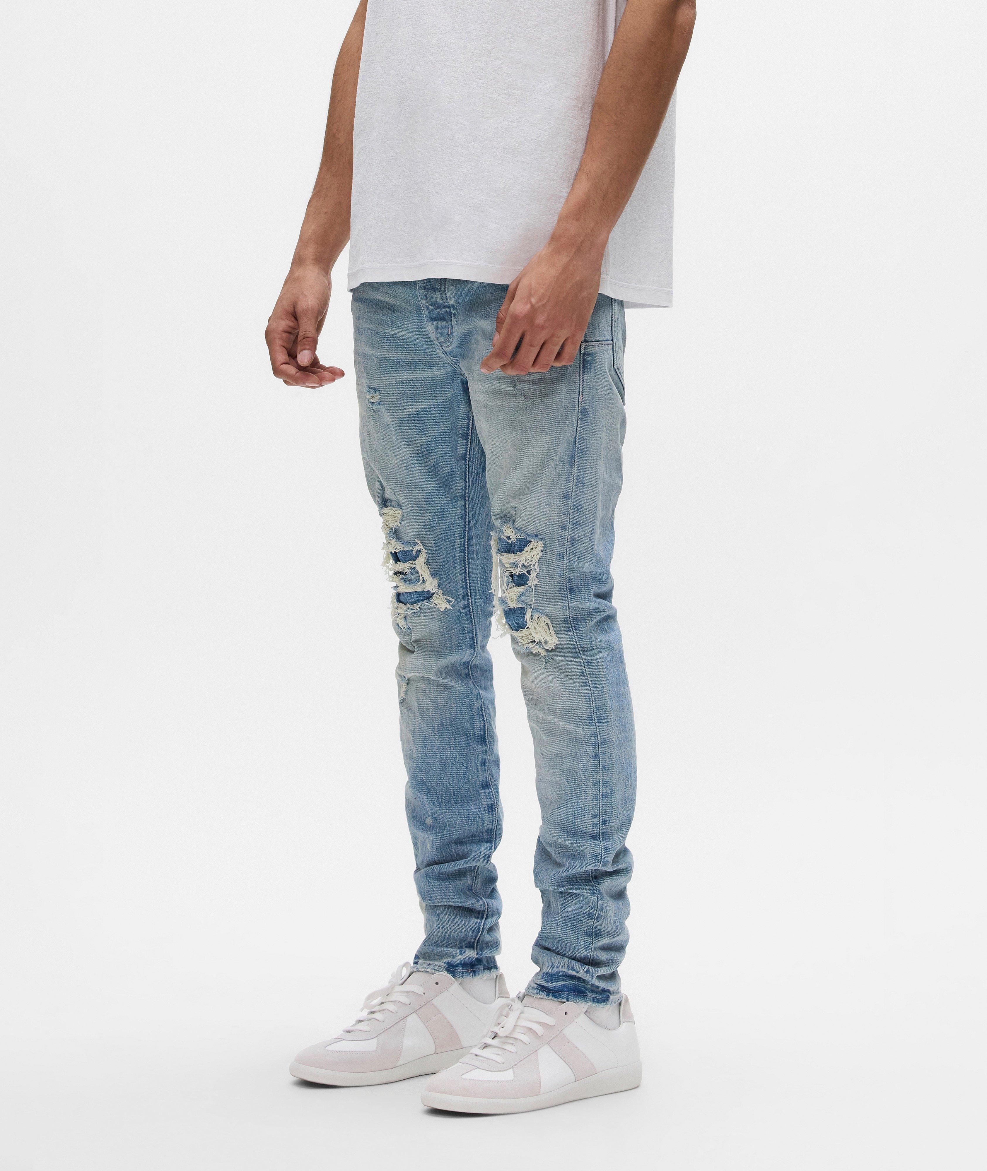 P001 Repairs Stretch-Cotton Skinny Jeans image 3