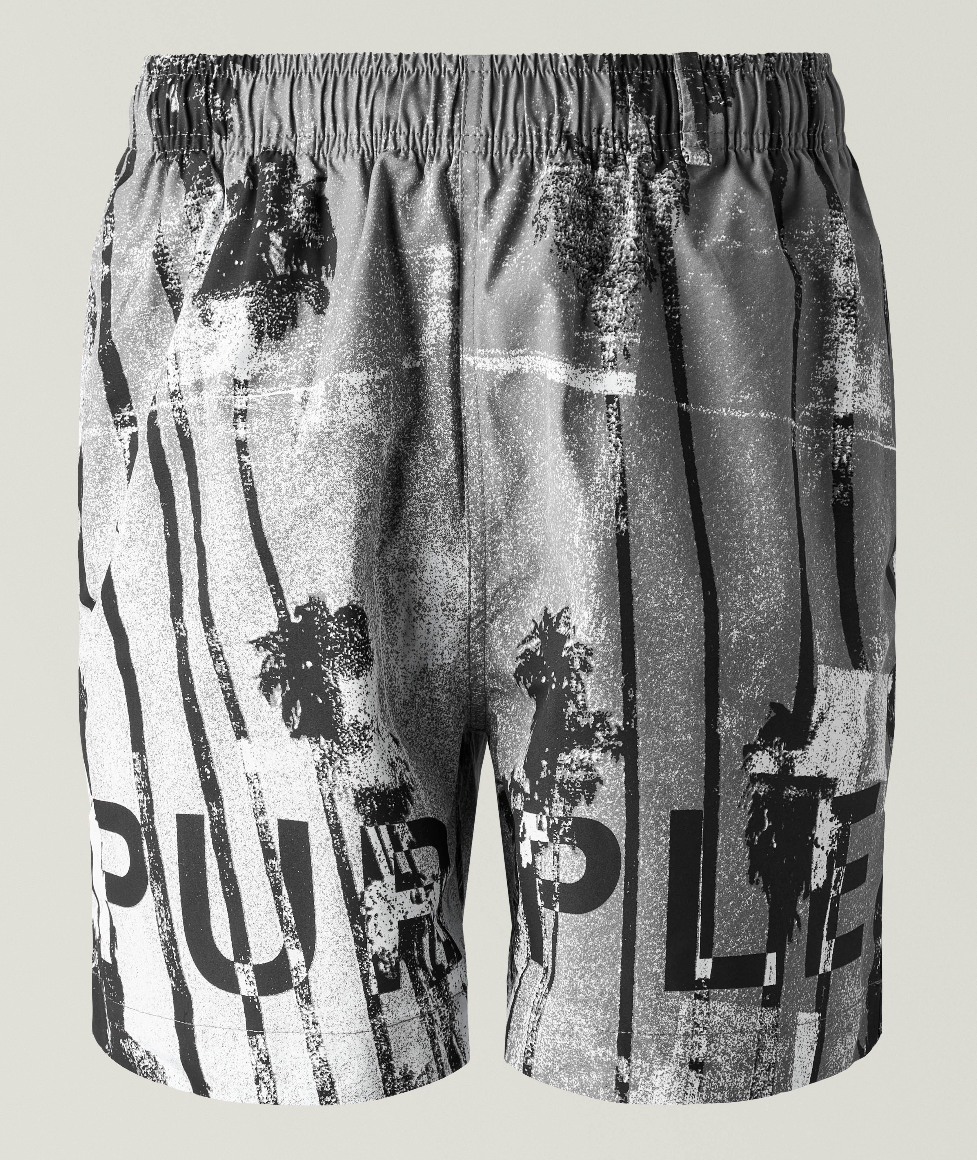 Shorts de bain imprimés palmiers image 0