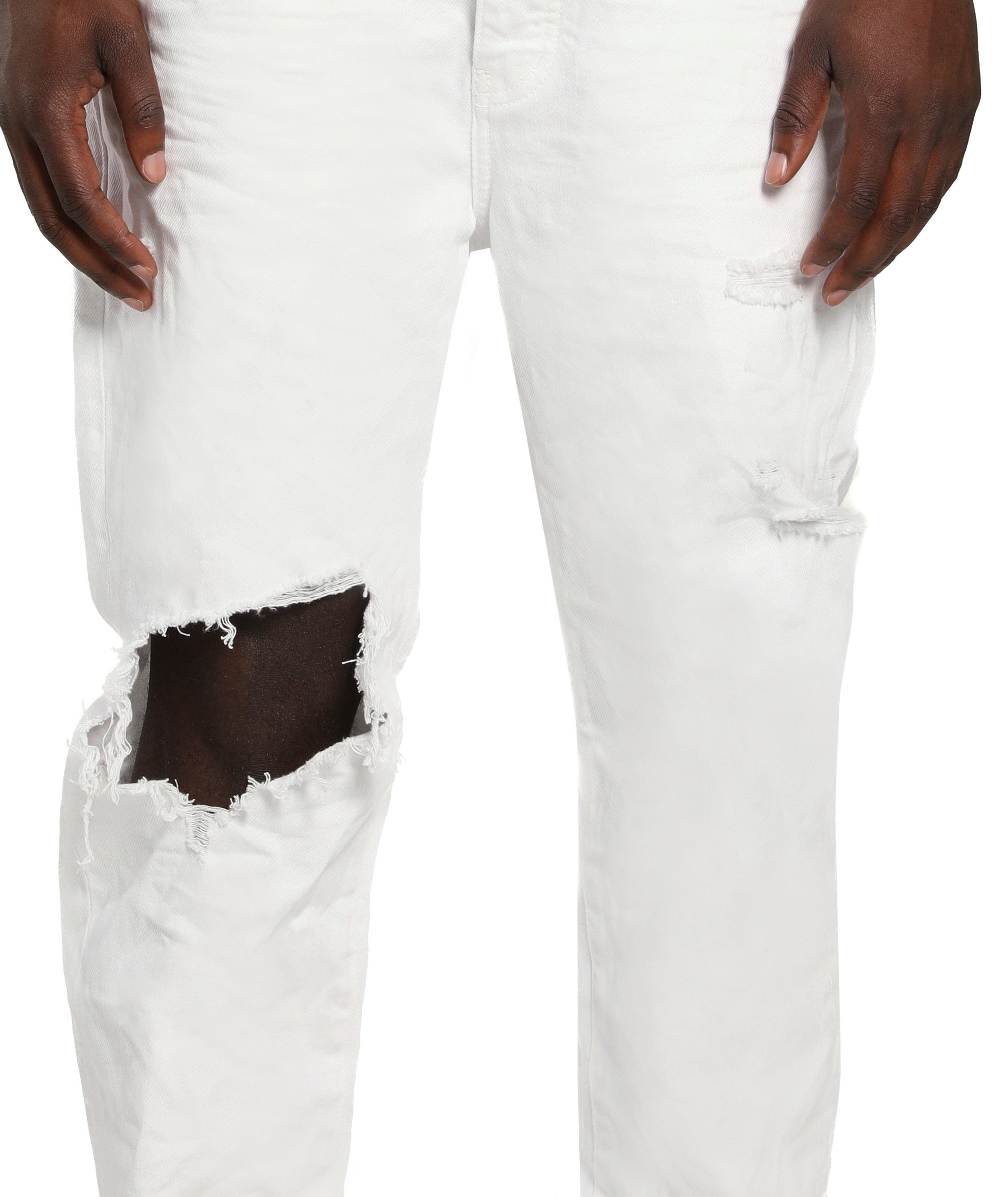 P001 Vintage Blowout Knee Skinny Jeans image 3