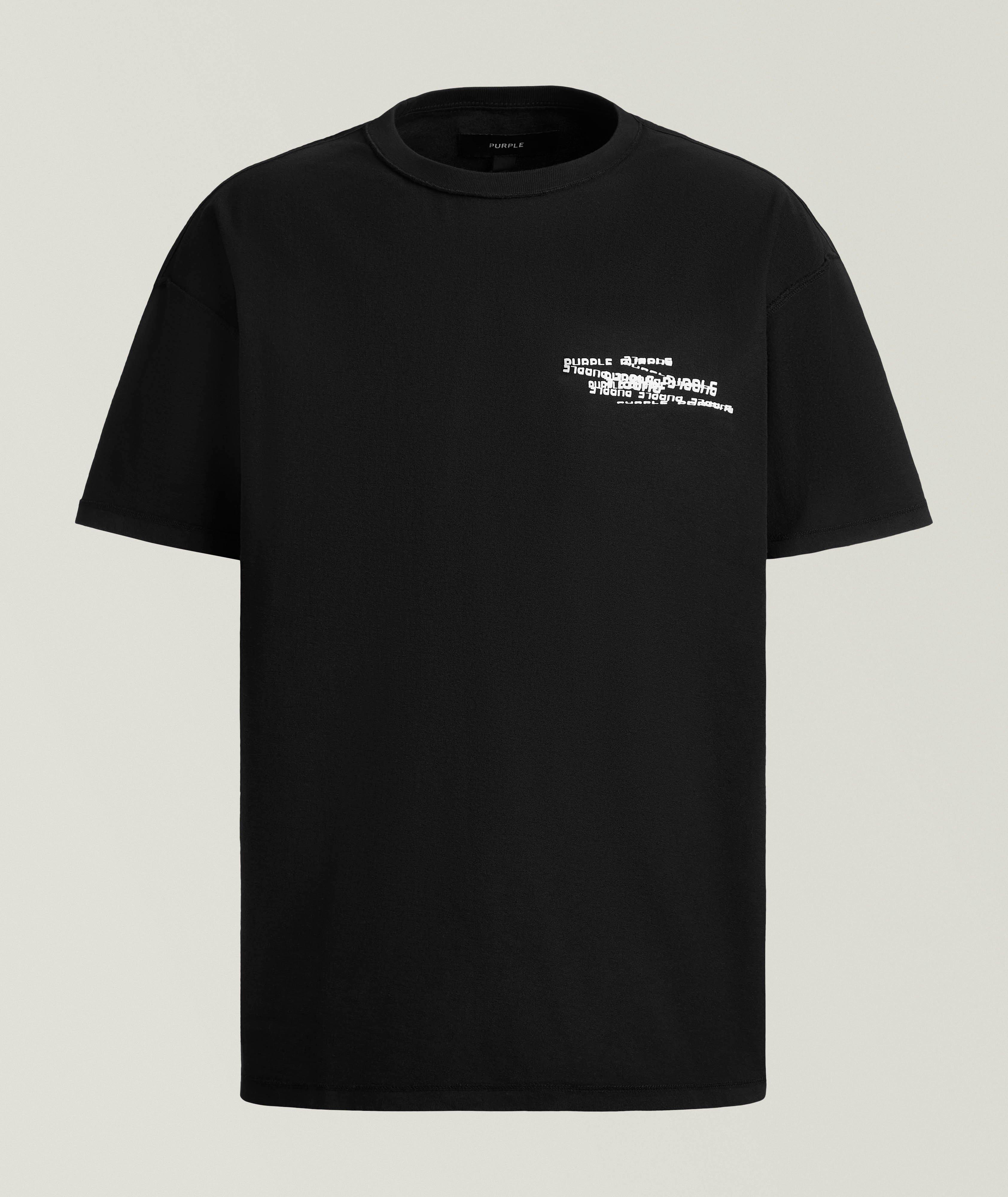 Purple Brand T-shirt coton logo bouffant