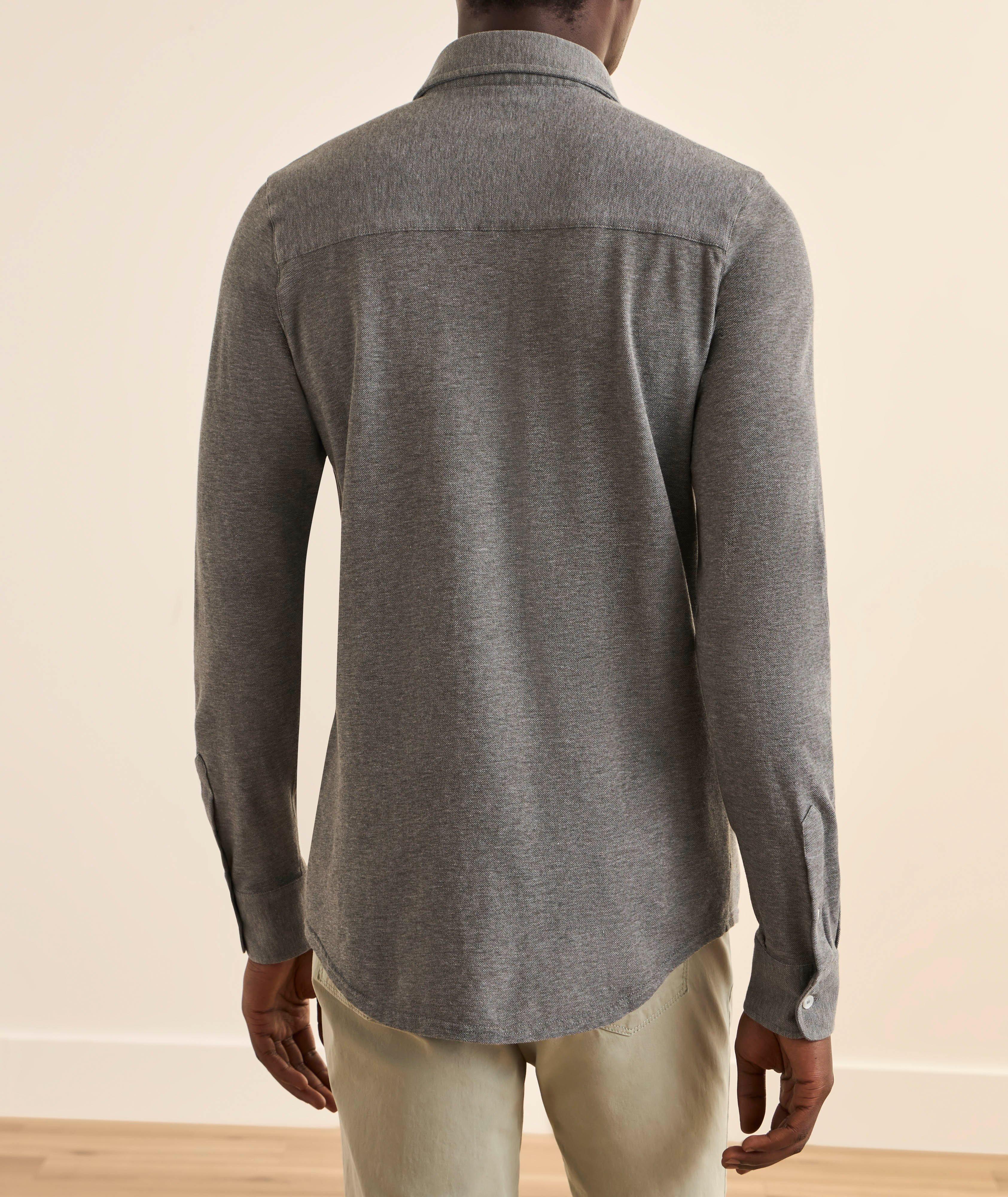 Robert Cotton Piqué Mélange Shirt  image 2