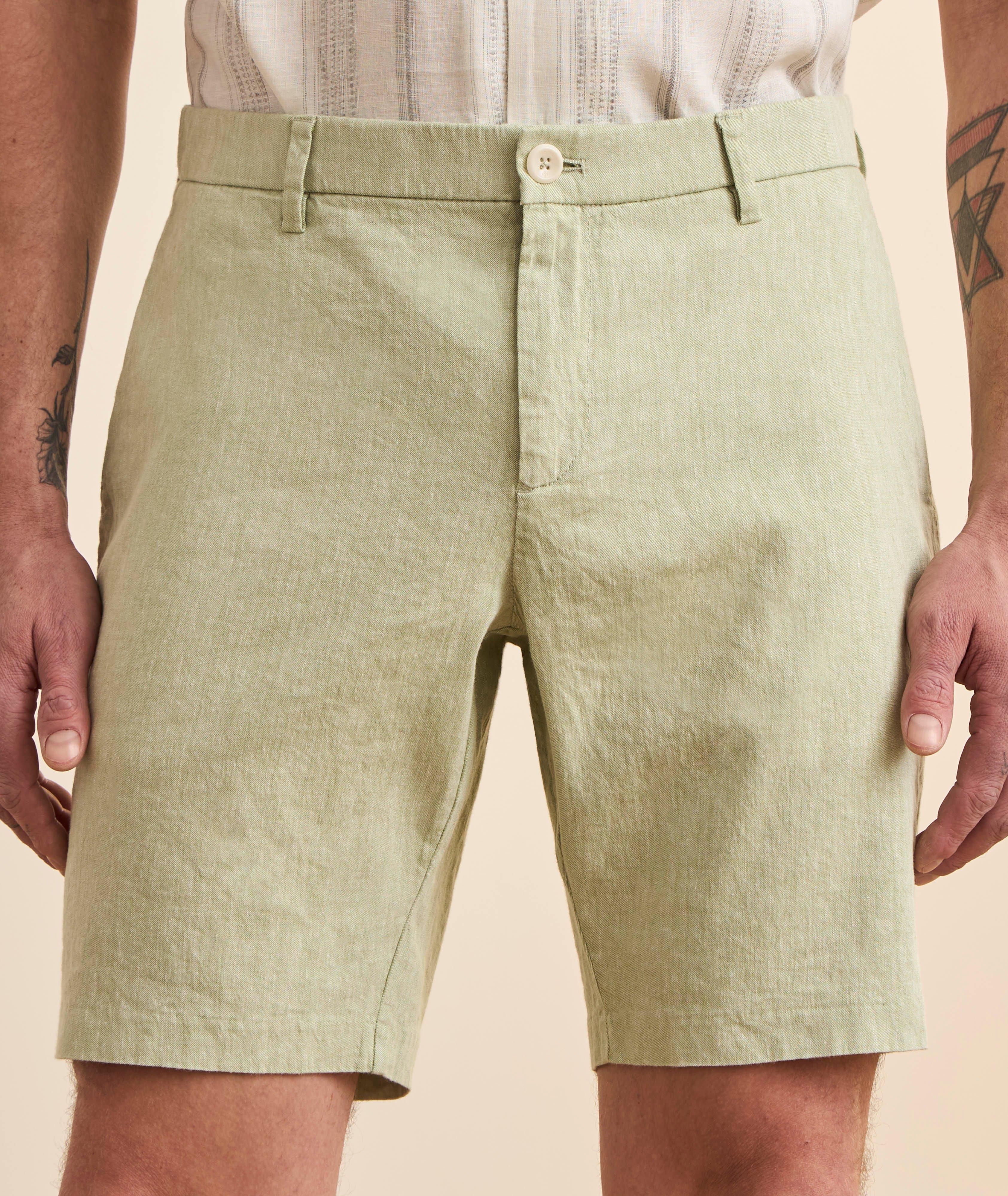Chambray Twill Bermuda Shorts image 1