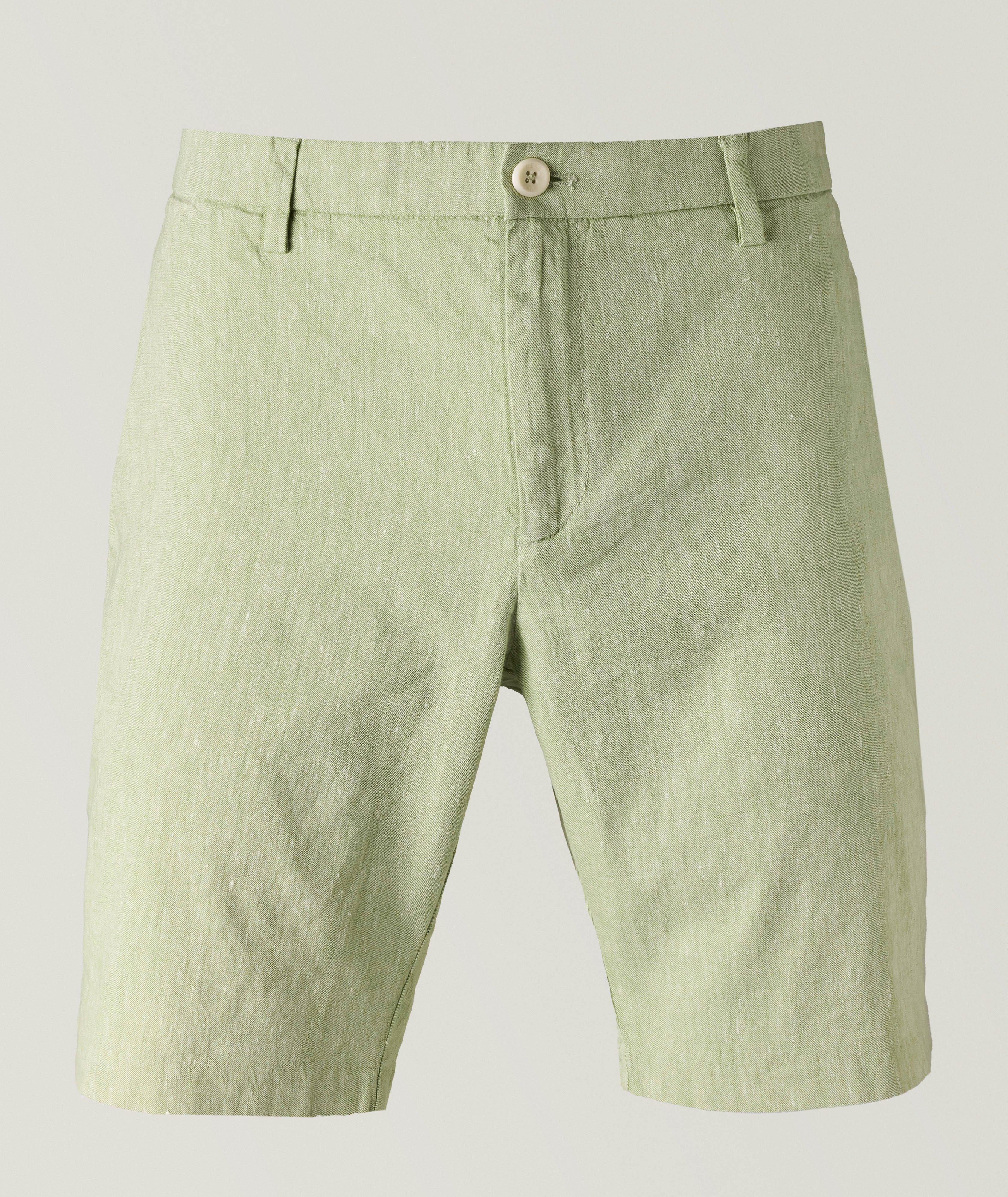 Chambray Twill Bermuda Shorts image 0
