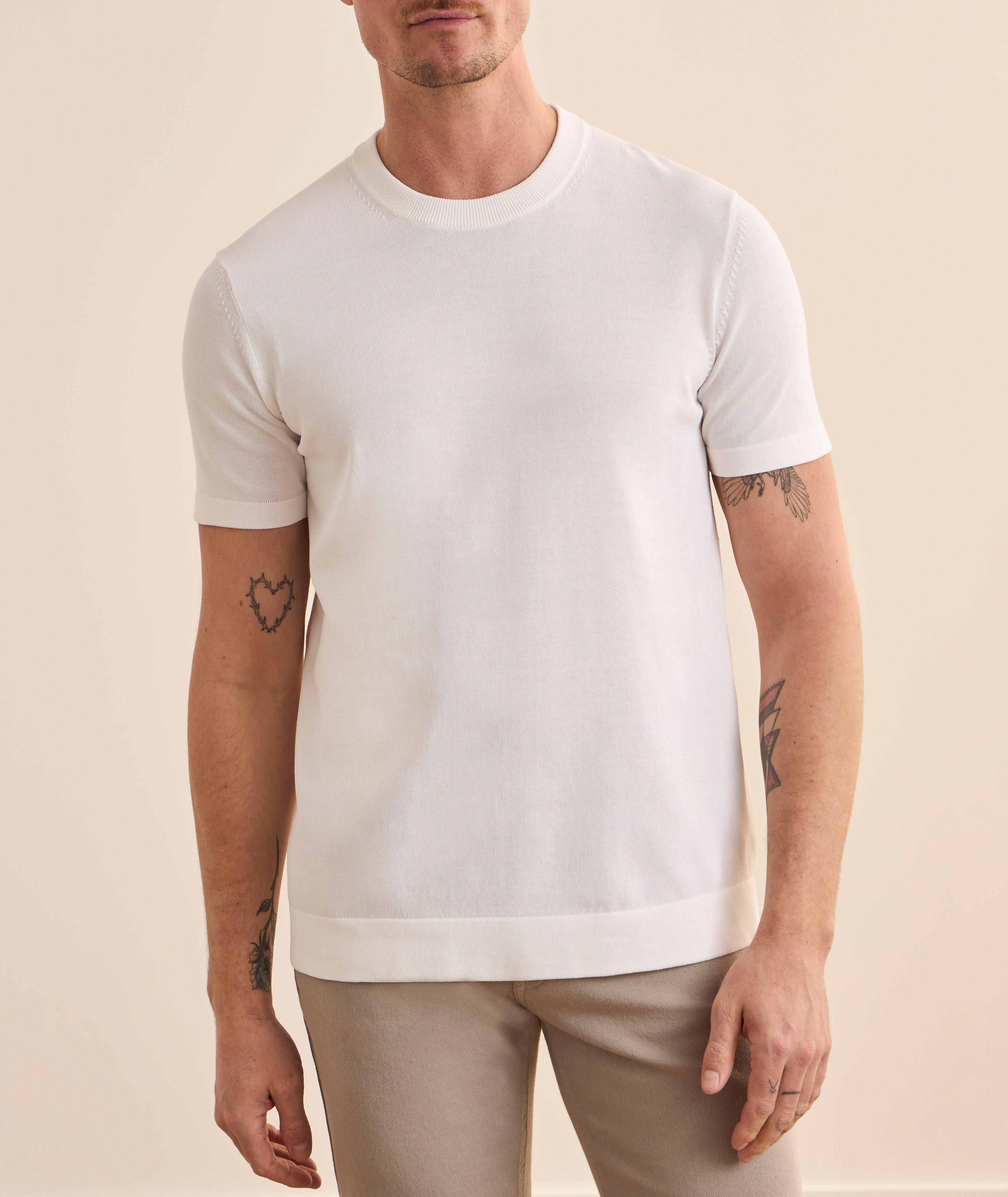 Techno Knitted Crewneck T-Shirt image 1