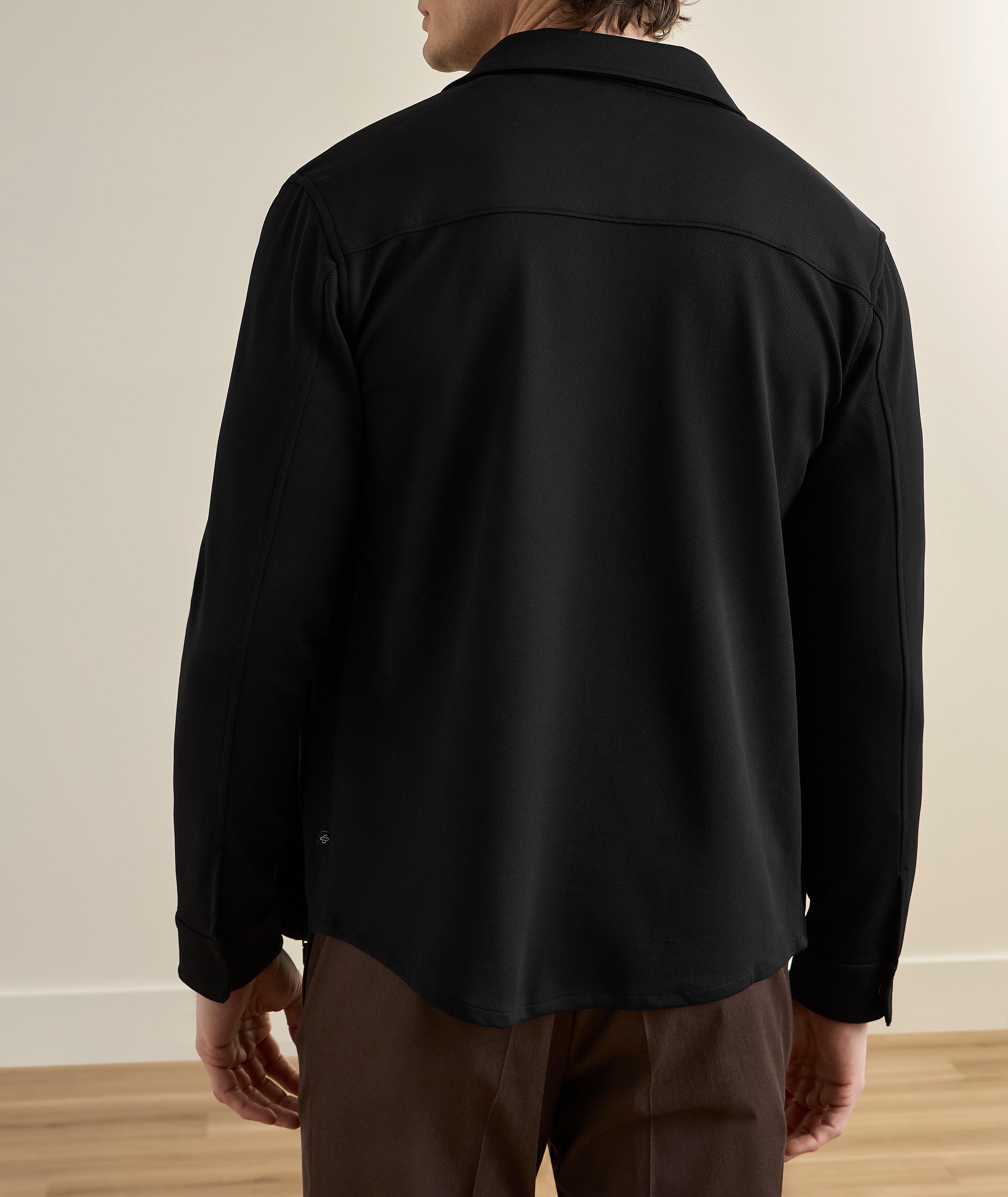 Twill Jersey Zippered Overshirt image 2