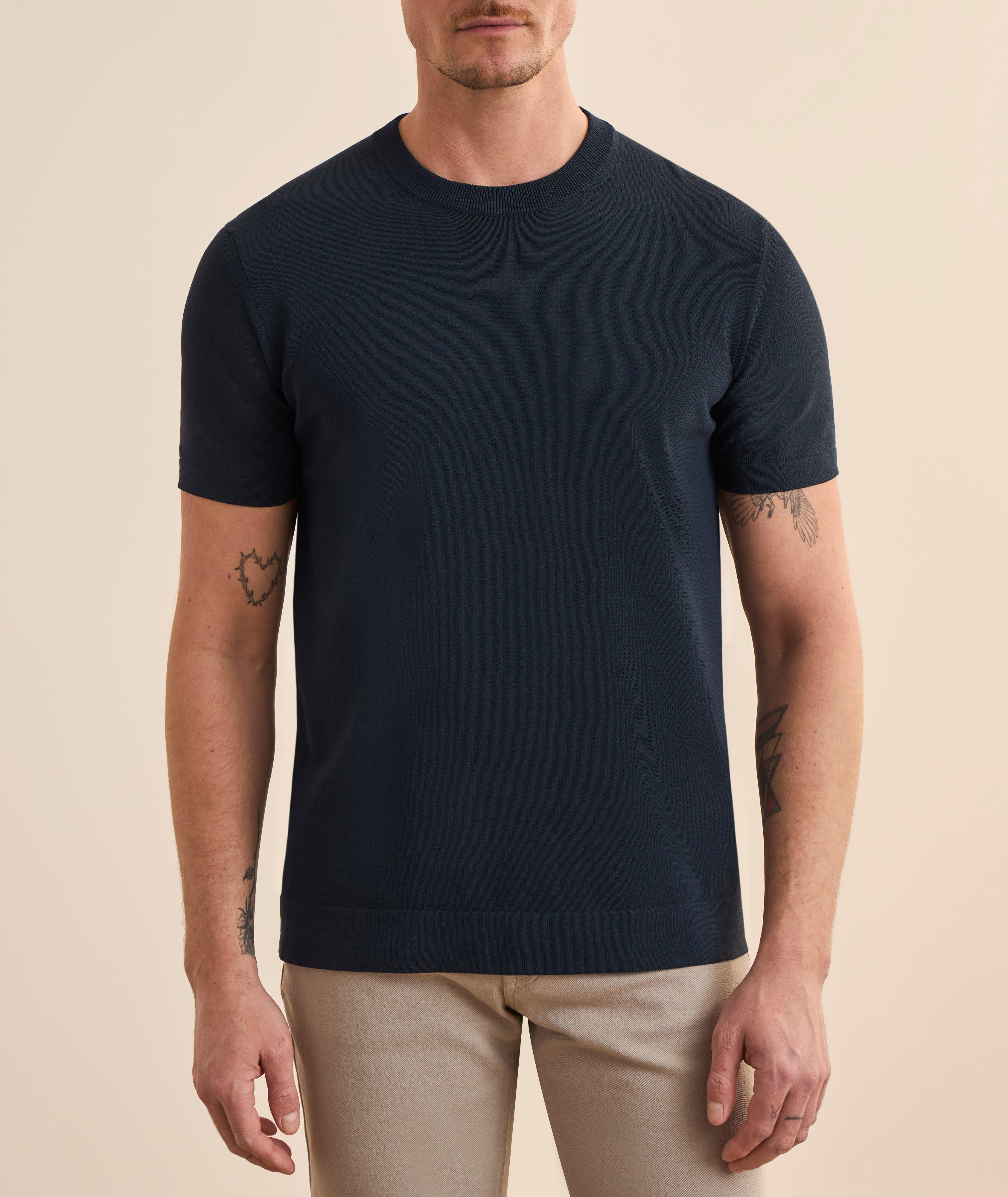Techno Knitted Crewneck T-Shirt image 1