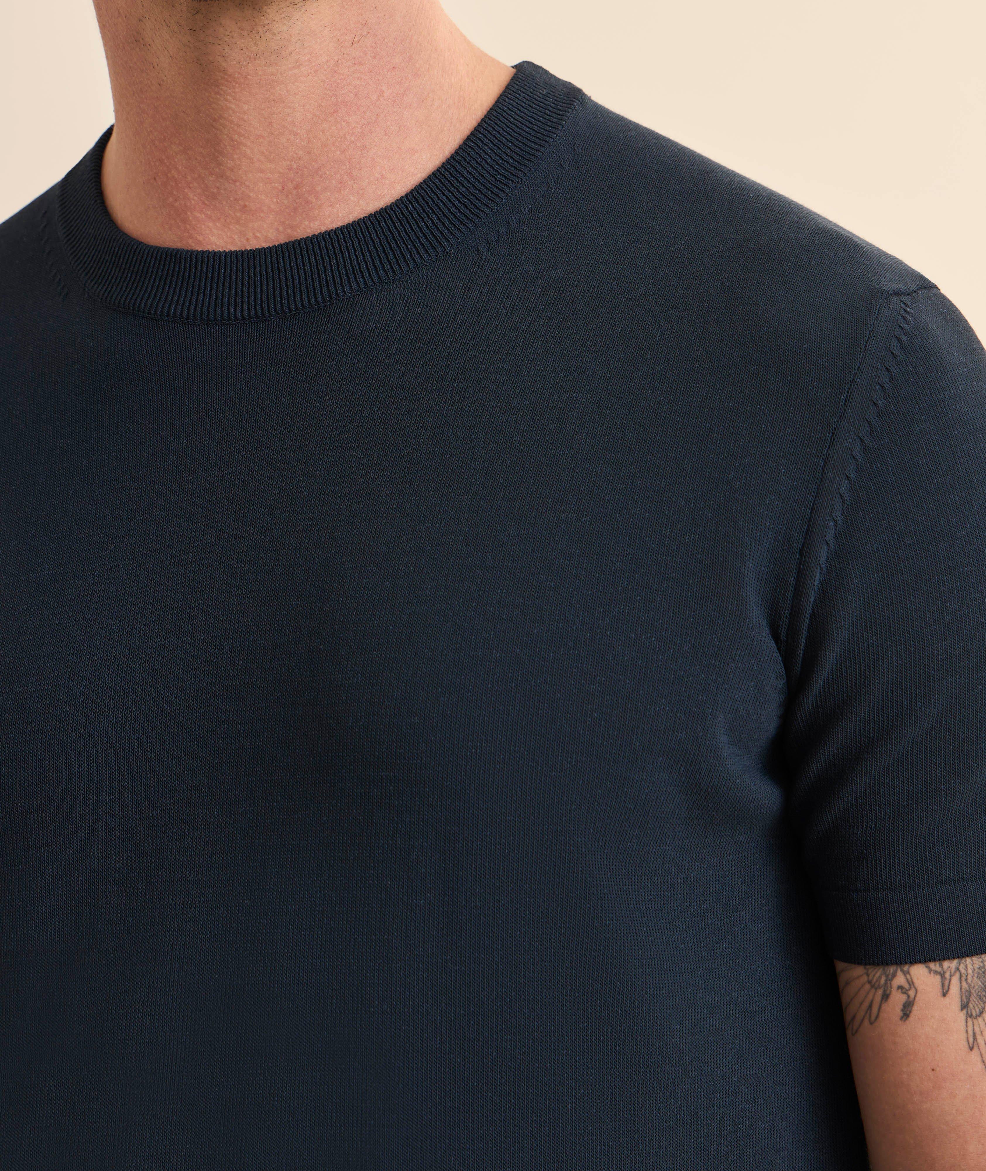 Techno Knitted Crewneck T-Shirt image 3