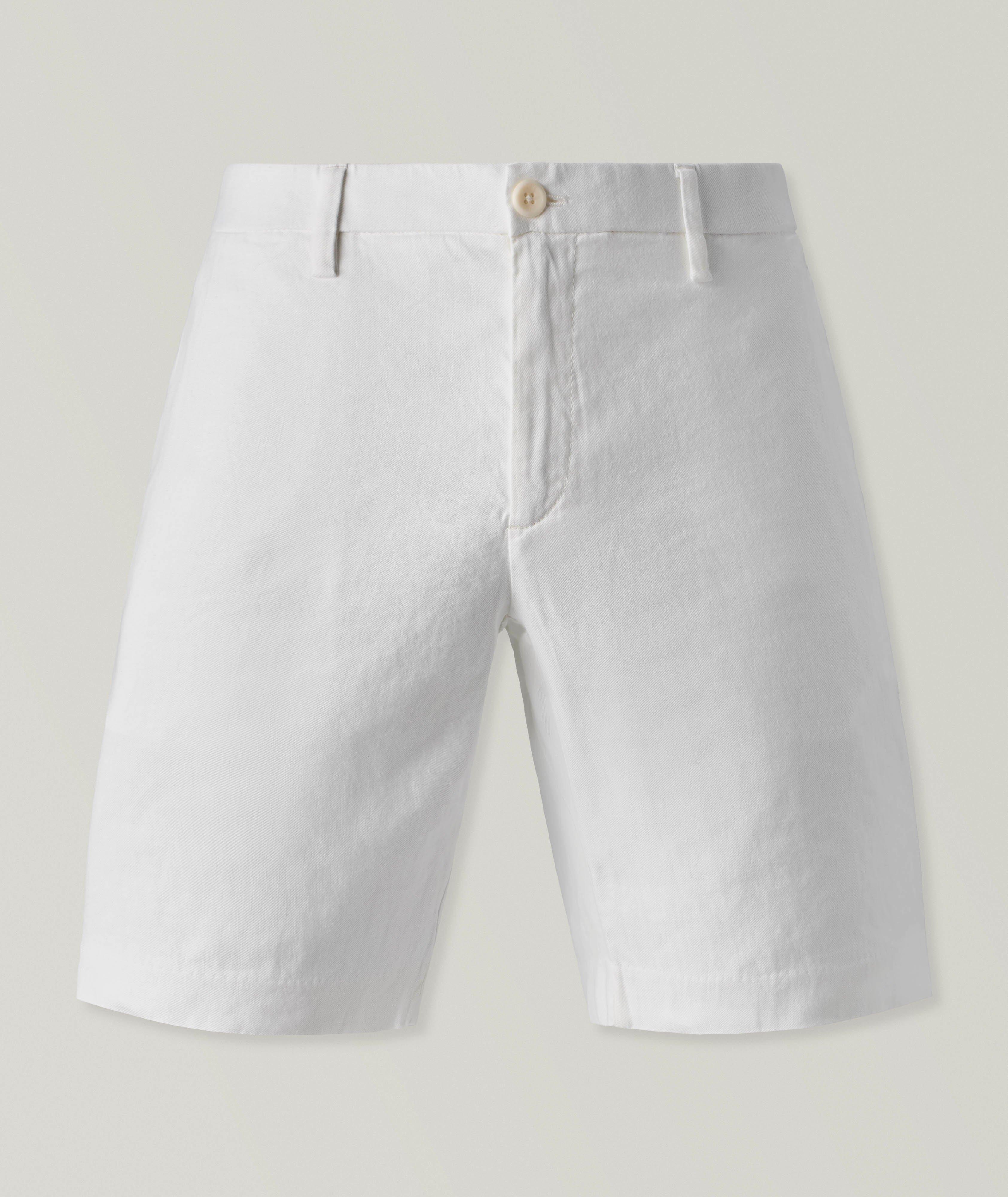Deke Oasis Stretch Linen-Cotton Bermuda Shorts