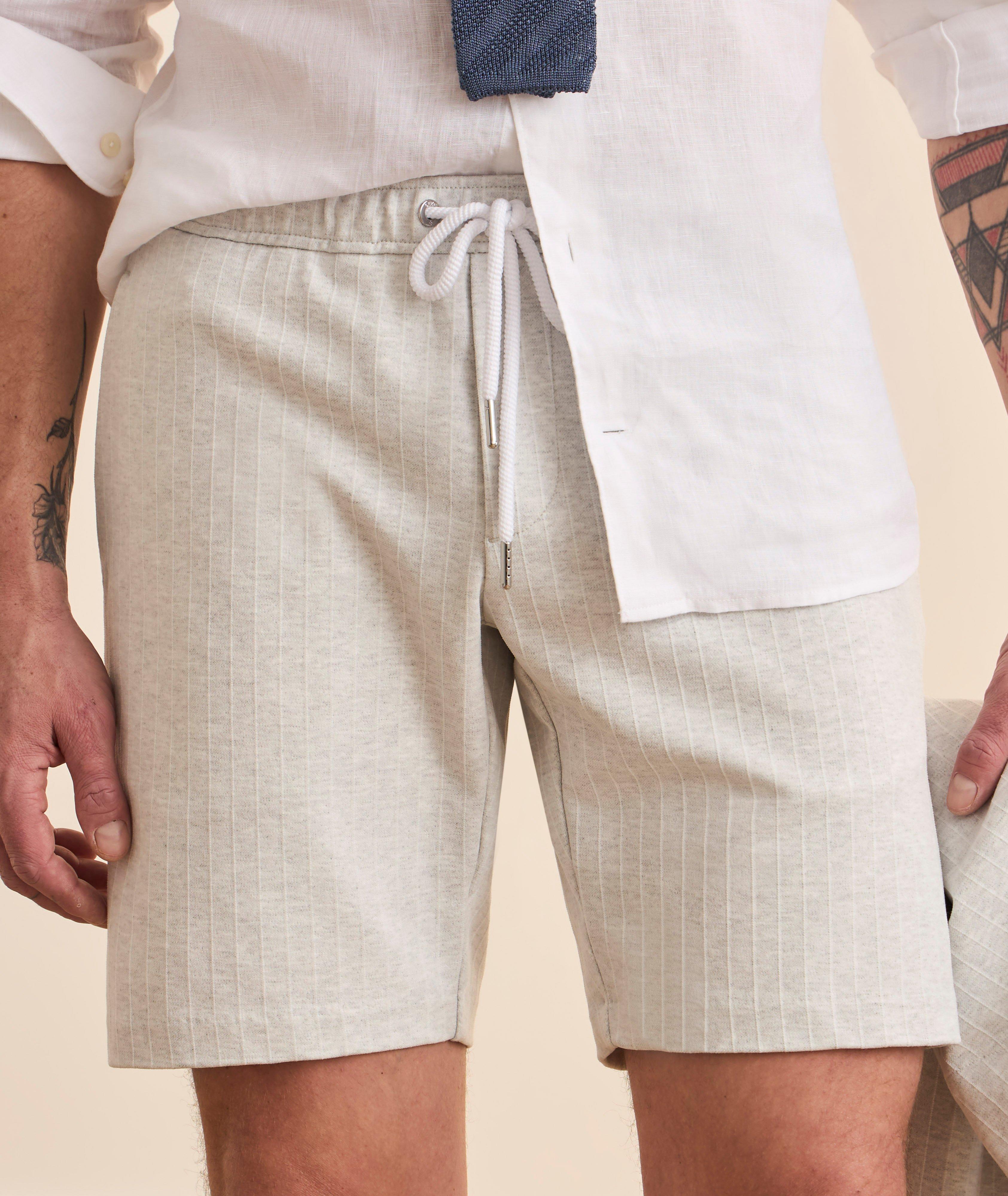 ‌Infinity 360 Seersucker Stripe Bermuda Shorts image 1