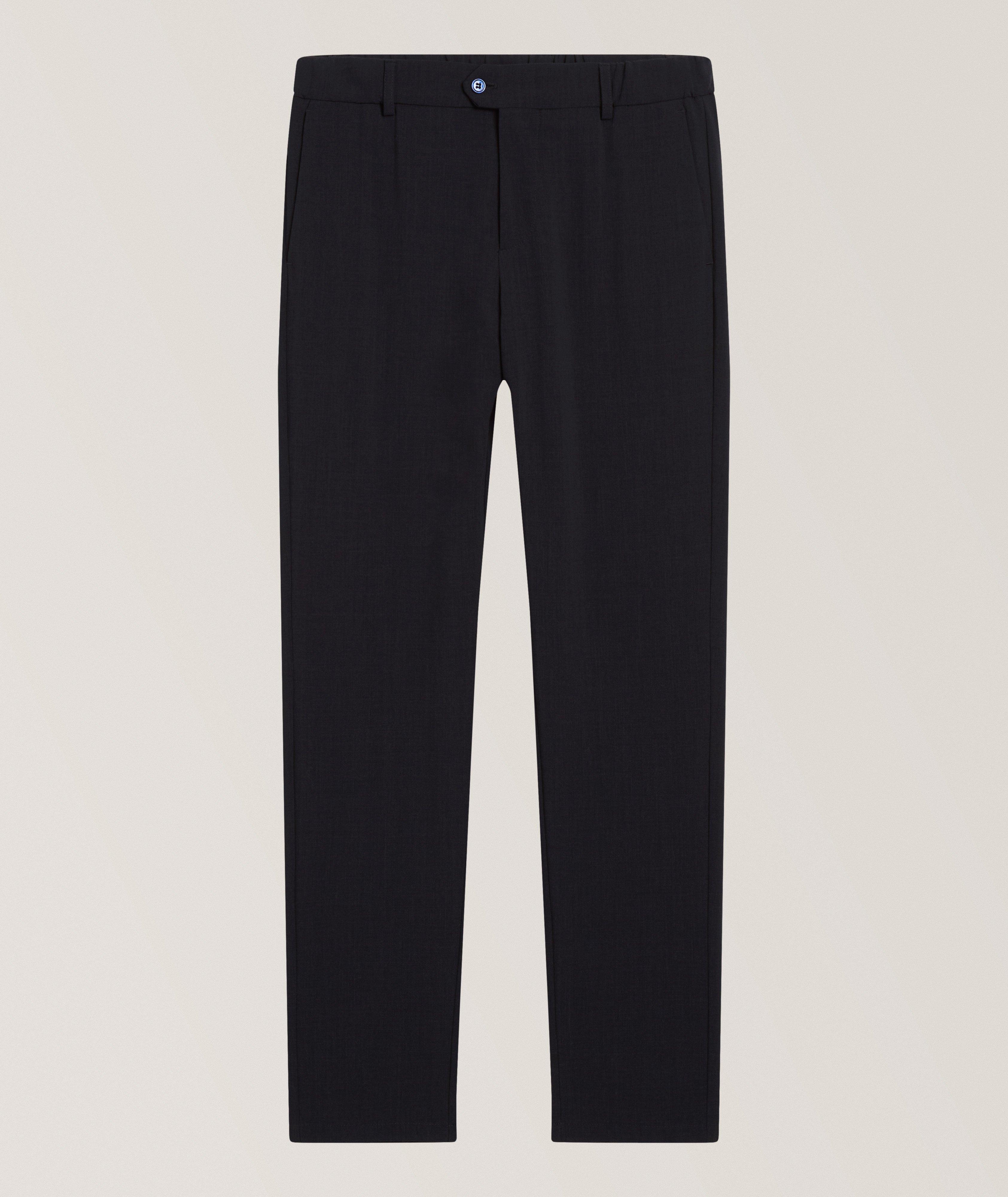 Stretch-Wool Crêpe Tapered Pants image 0