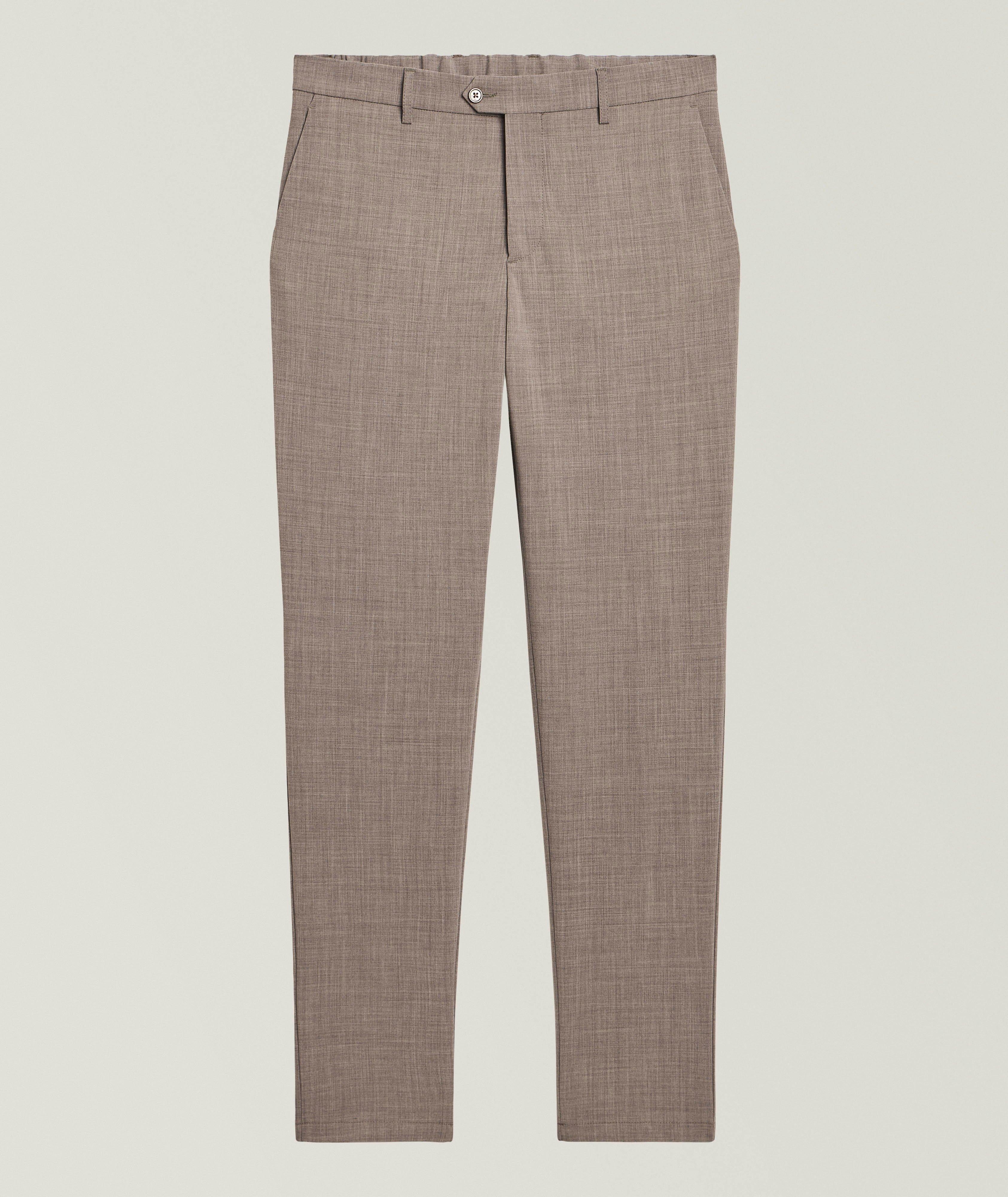 Stretch-Wool Crêpe Tapered Pants image 0
