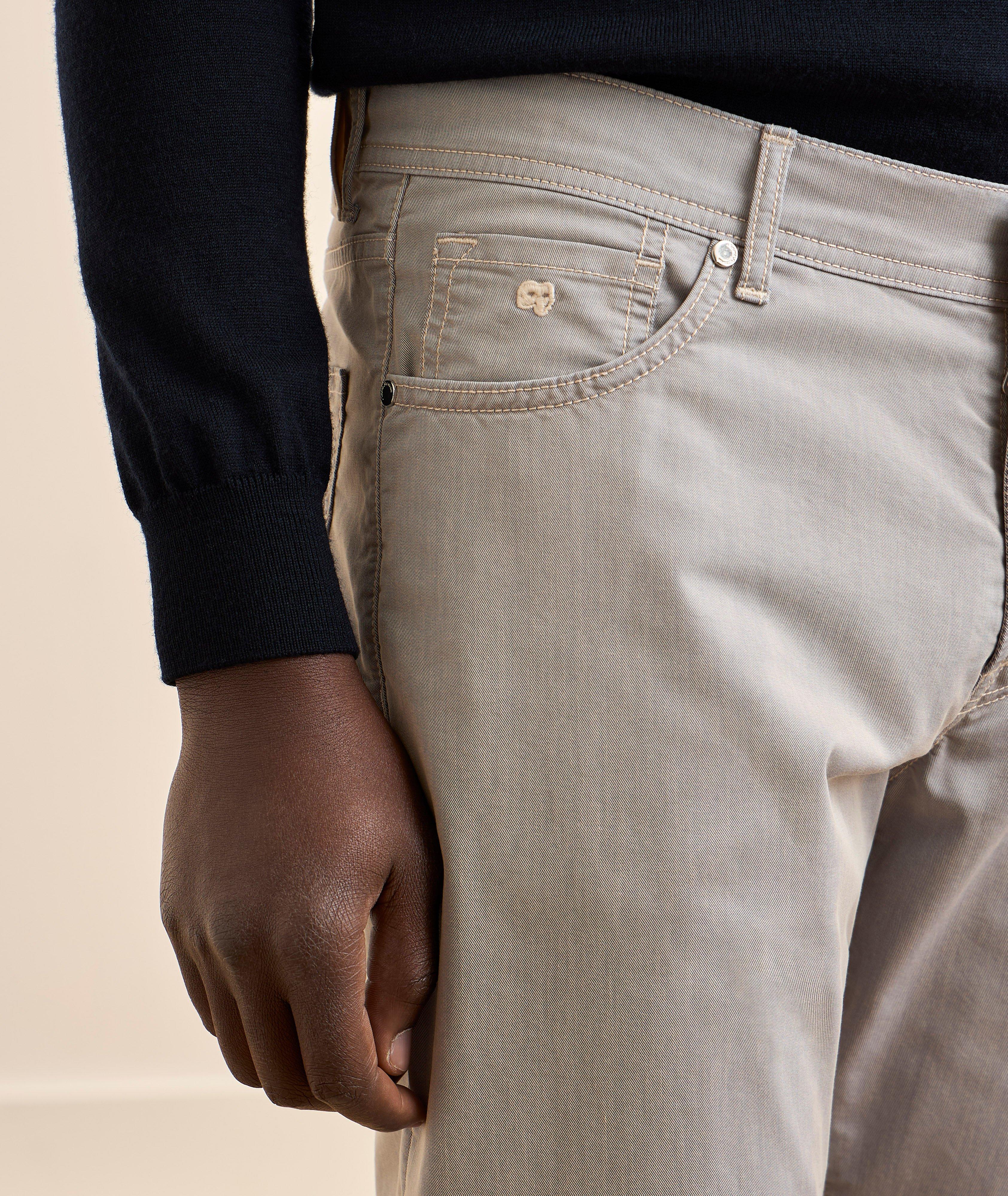 Pantalon fuselé coton-mélange  image 3