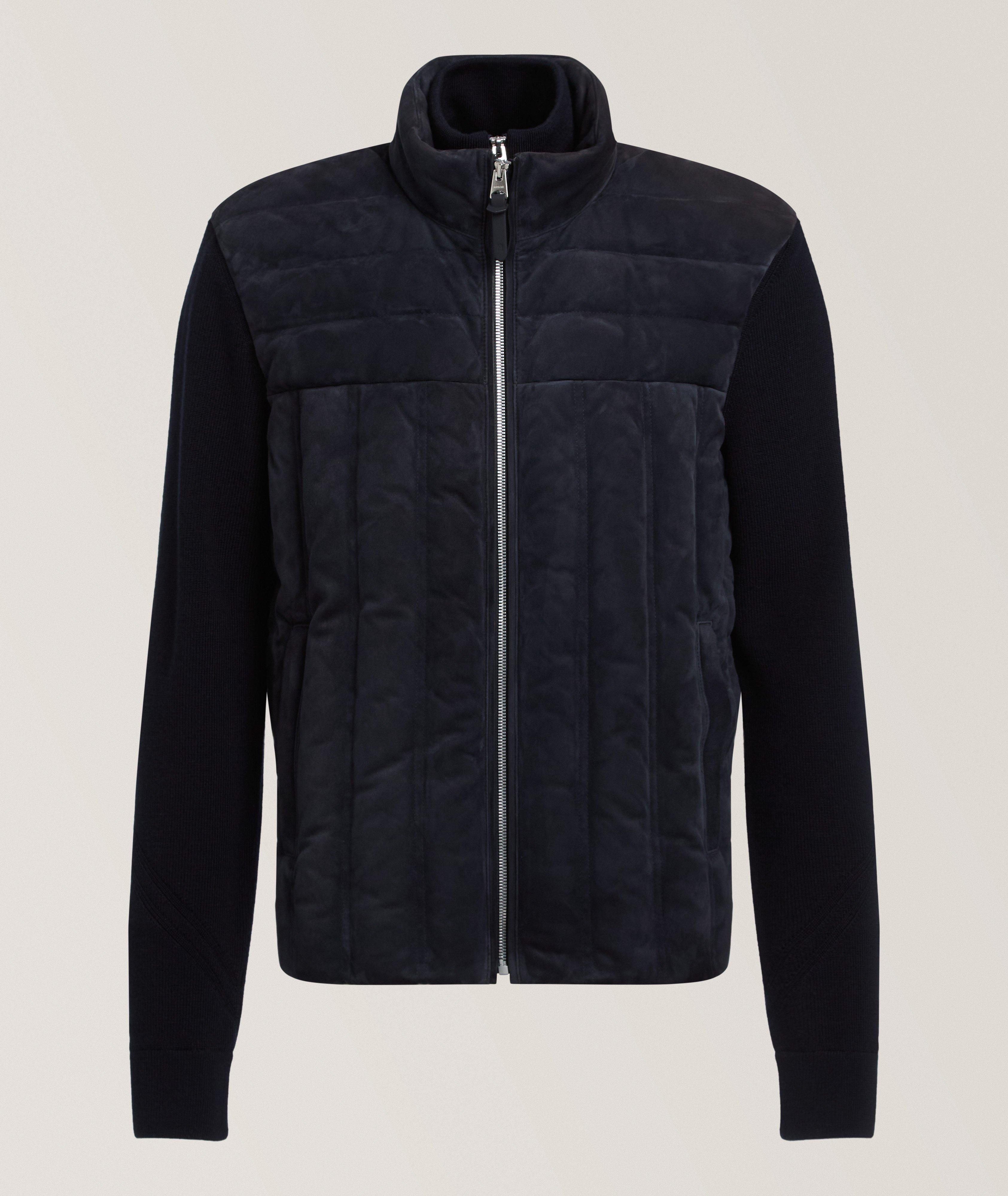 Landen Suede & Wool Hybrid Jacket image 0