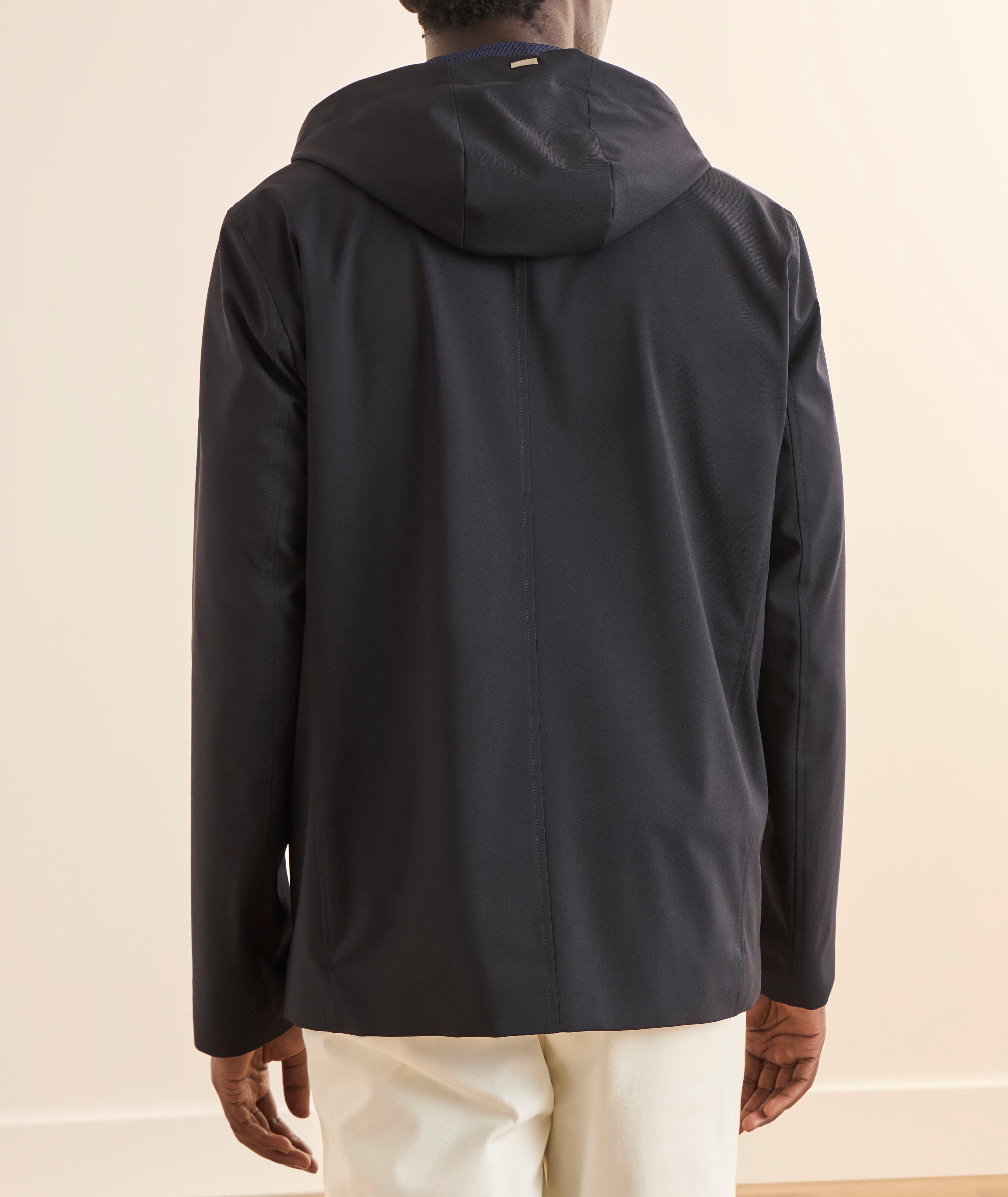 Removable Hooded Bib Wool Sport Jacket image 2