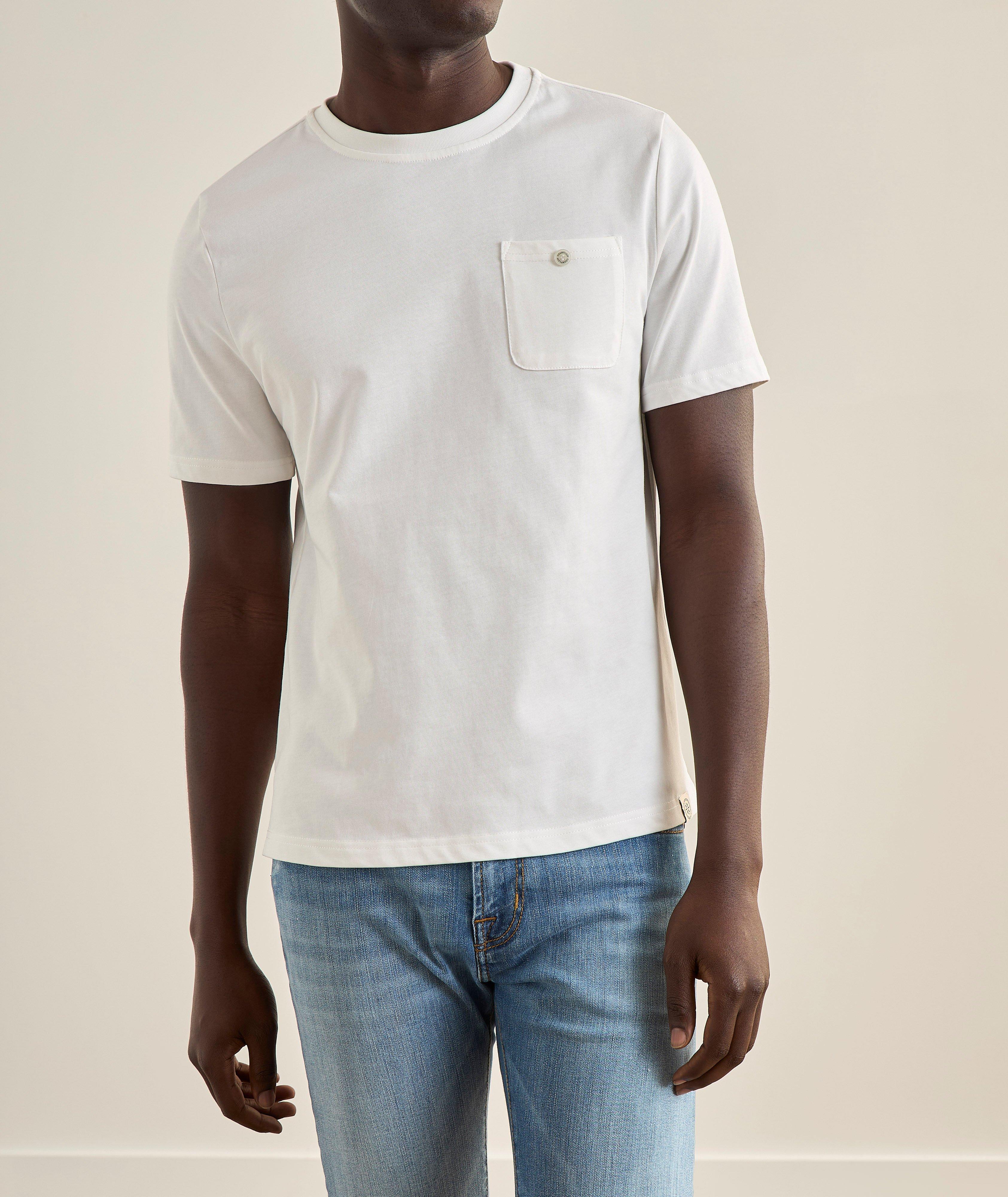 Cotton Button Pocket T-Shirt image 1