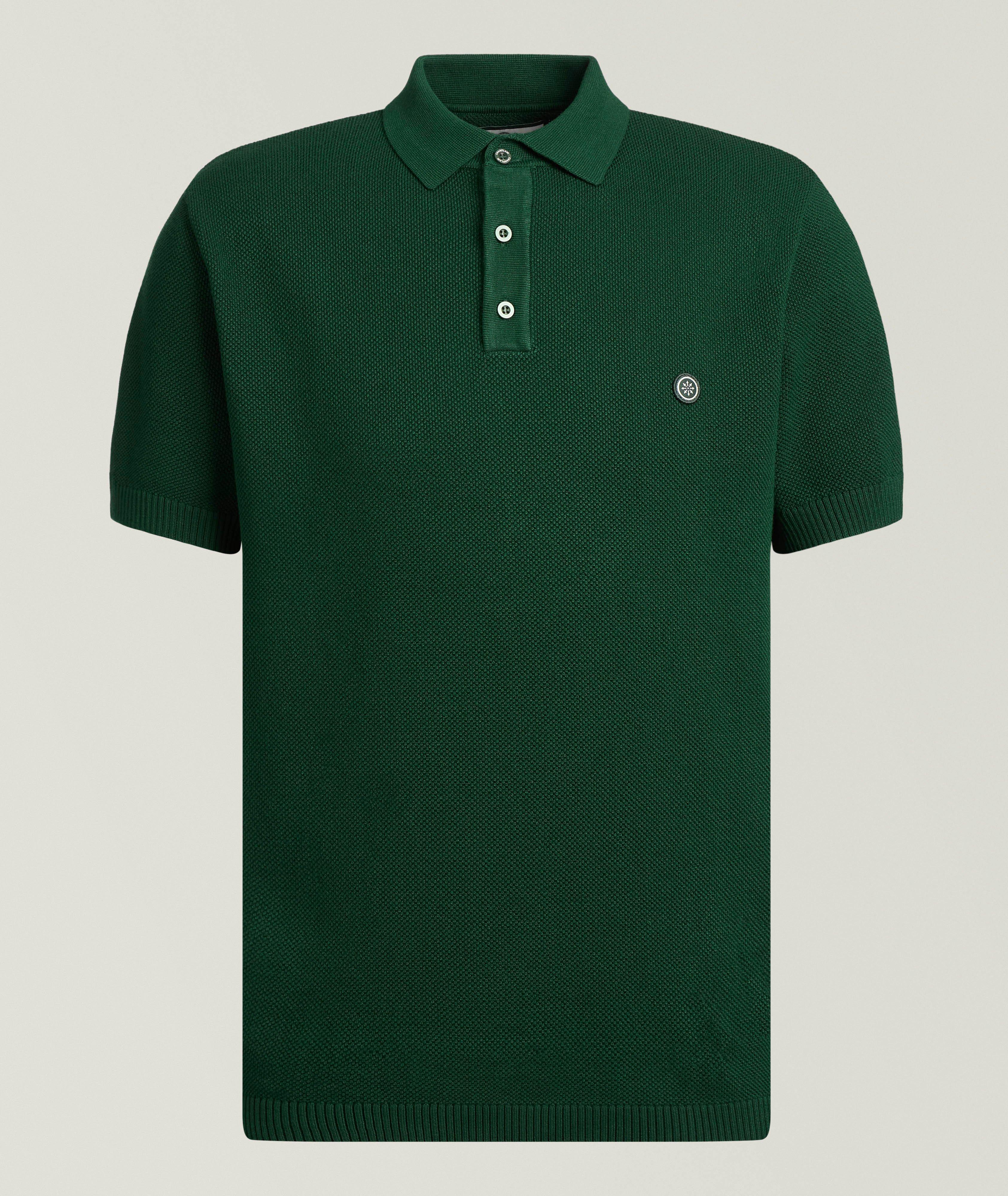 Champlain Textured Knit Polo Shirt