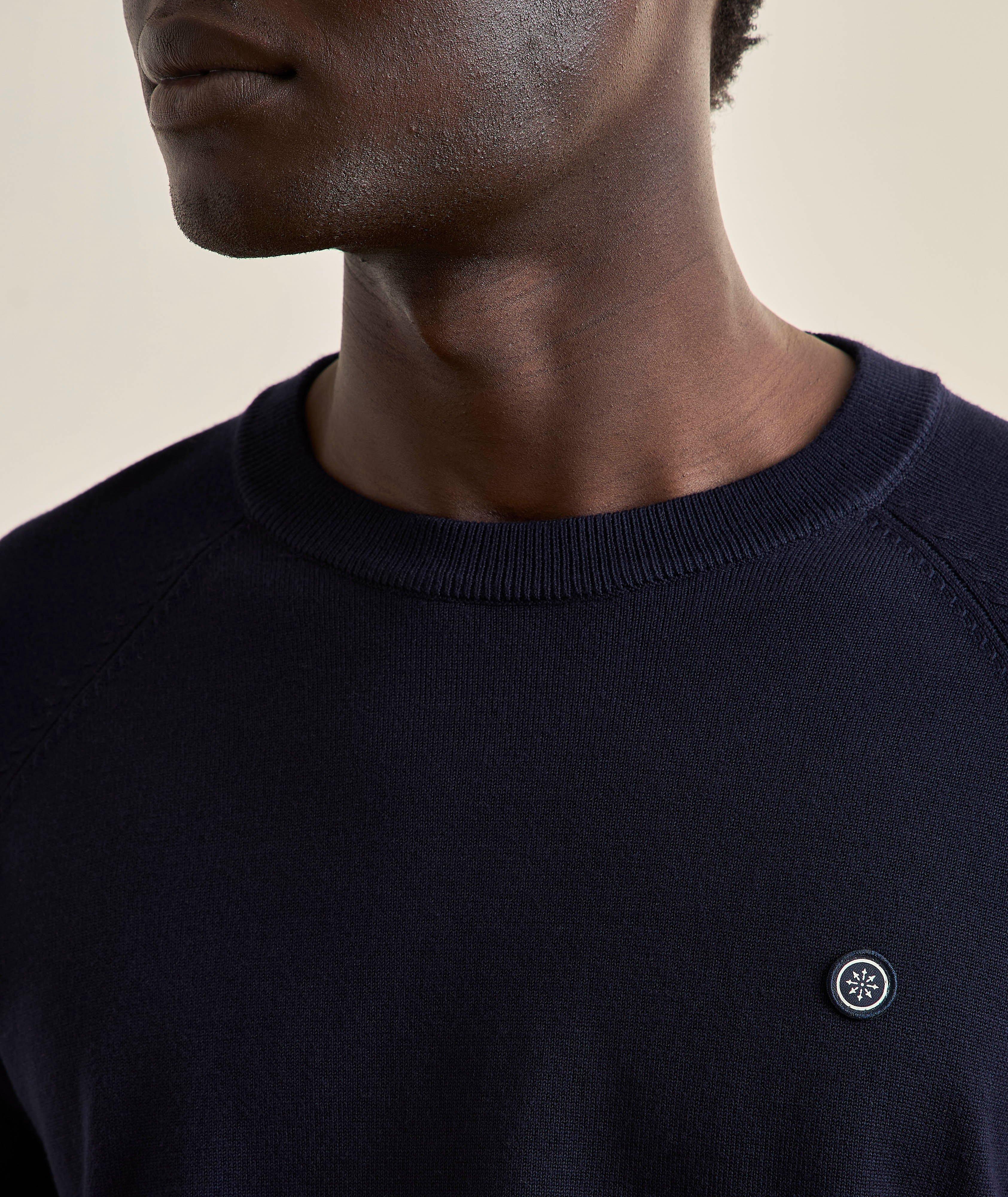 Lightweight Raglan Crewneck Sweater image 3