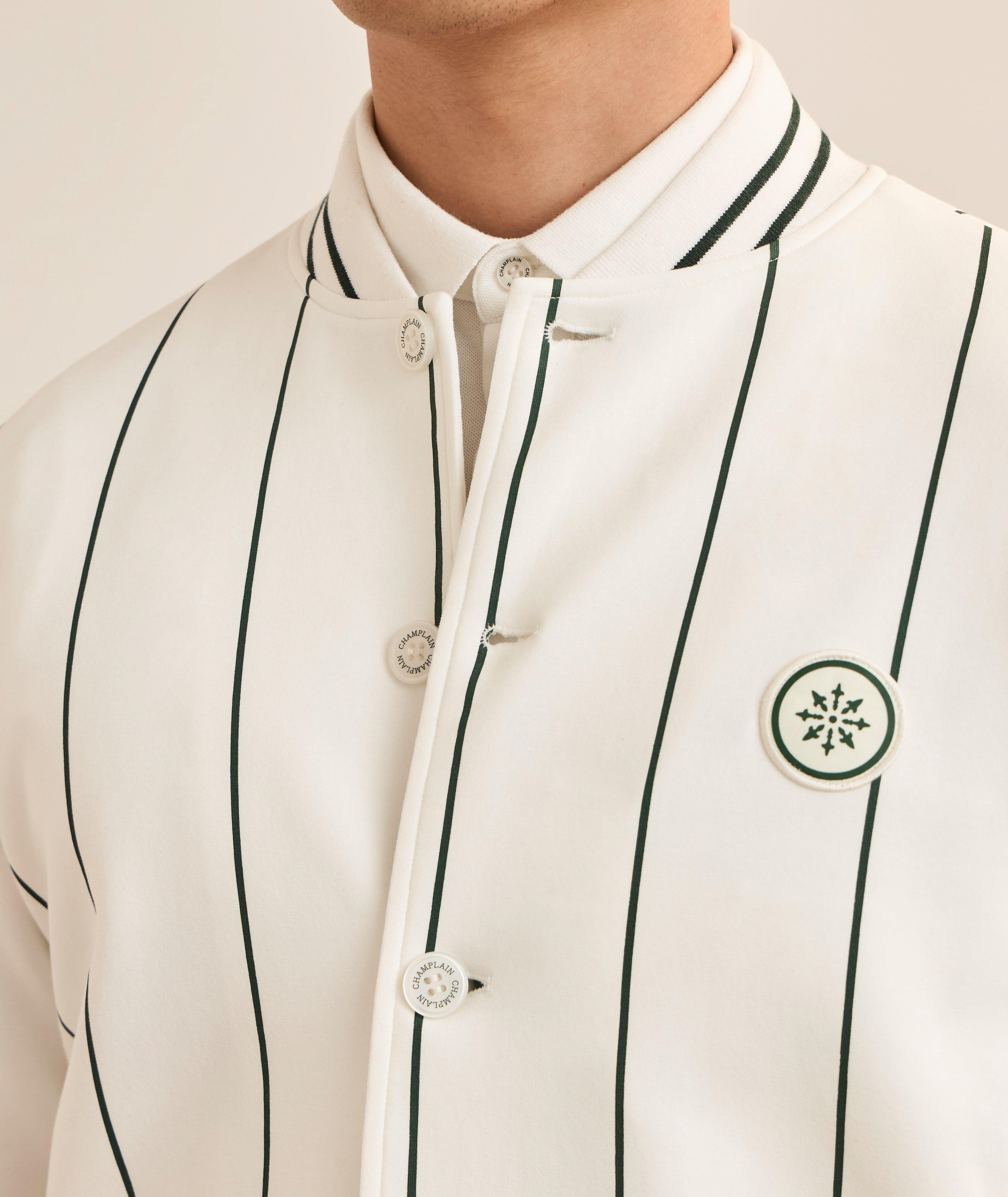 Stripe Courtside Varsity Jacket image 3