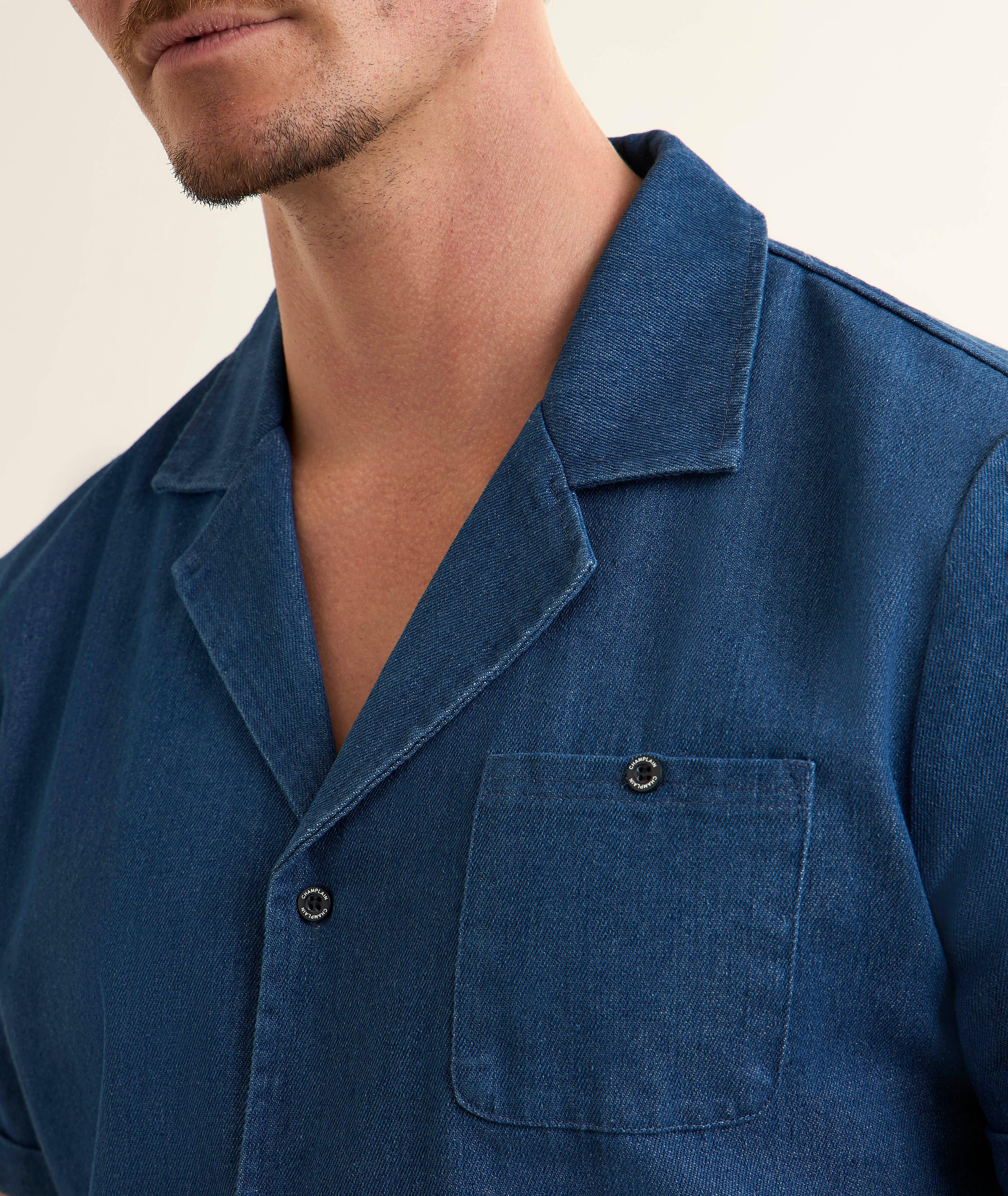 Denim Pocket Camp Shirt image 3