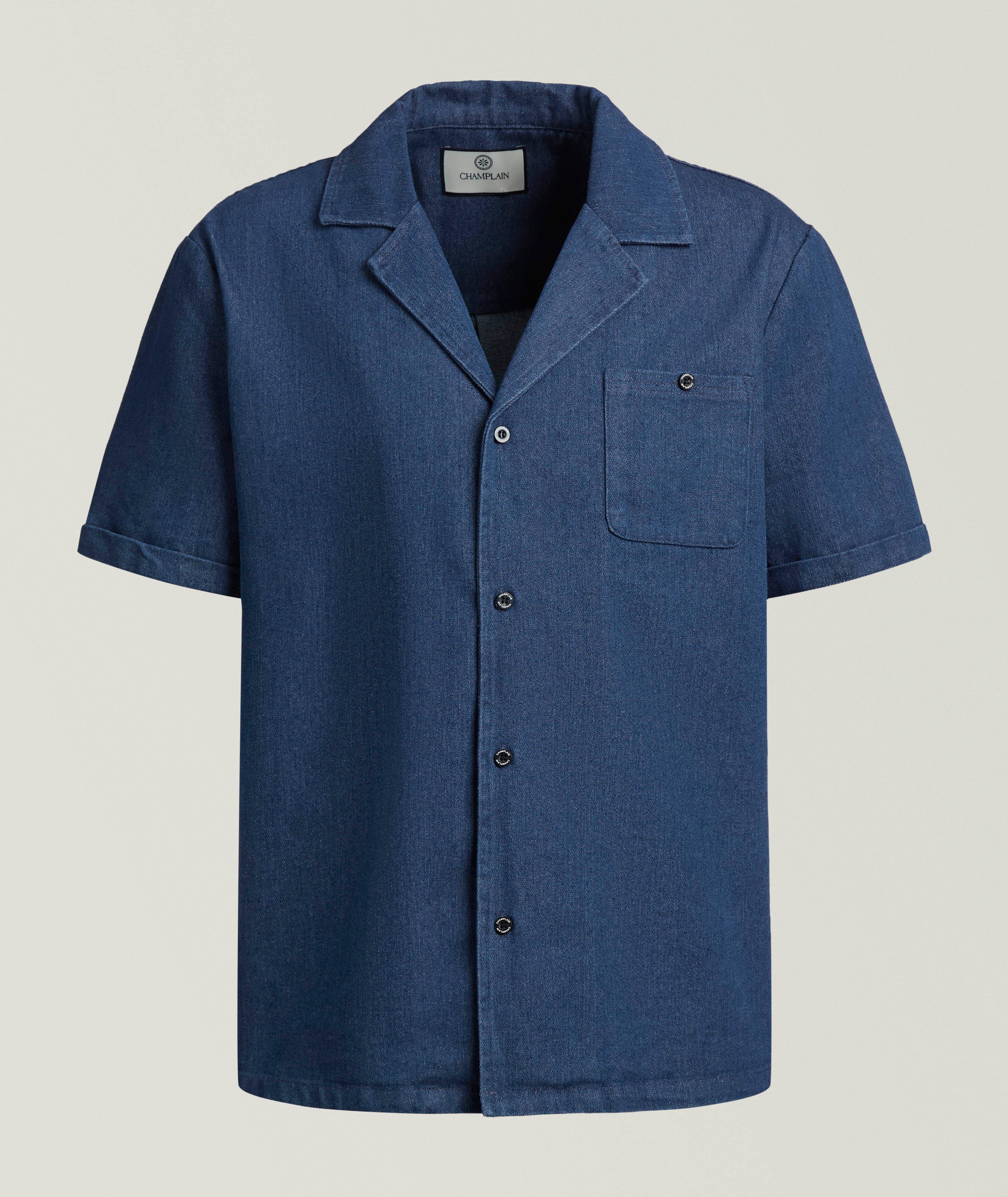 Denim Pocket Camp Shirt image 0