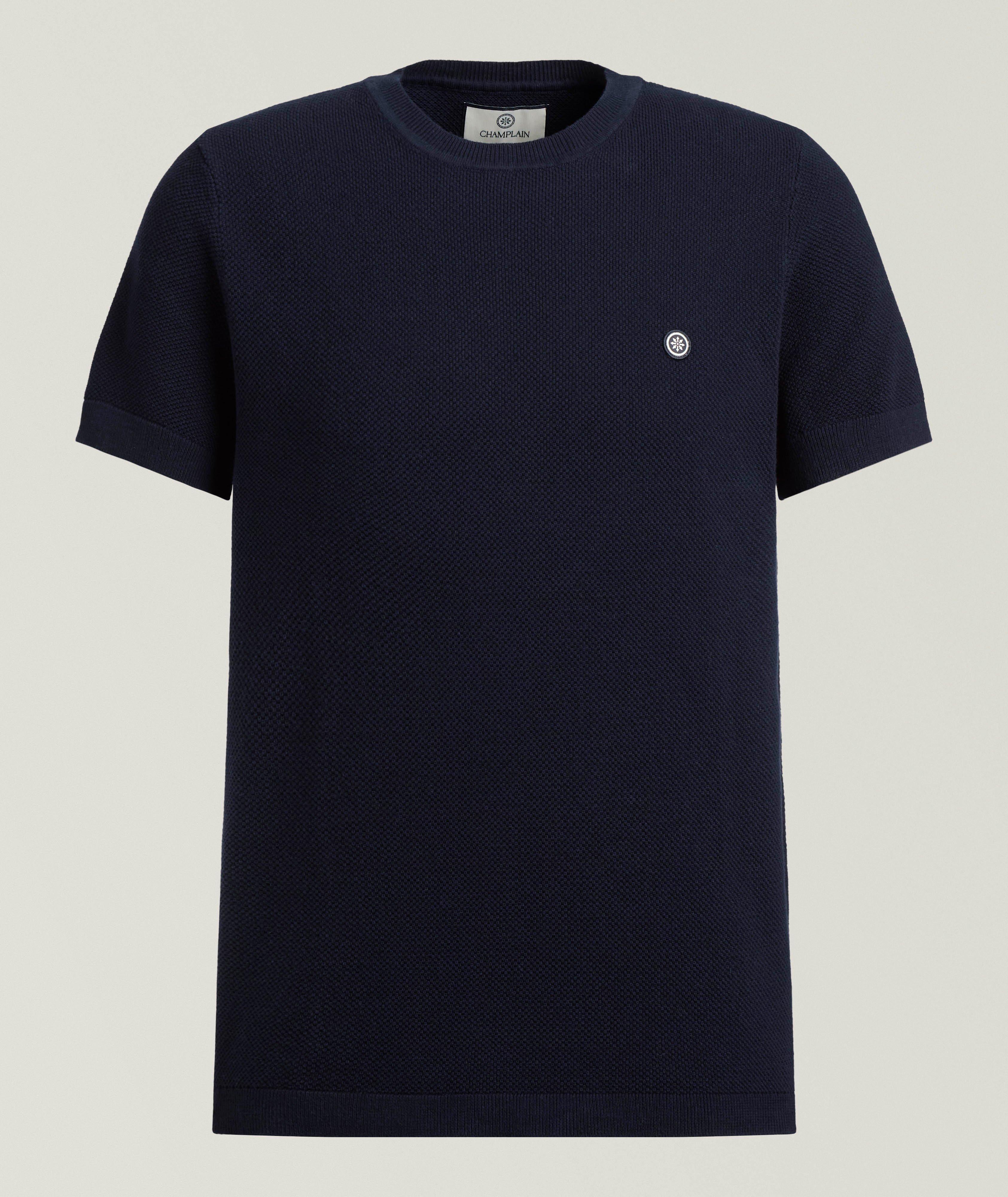 Champlain T-shirttricot coton-nylon texturée