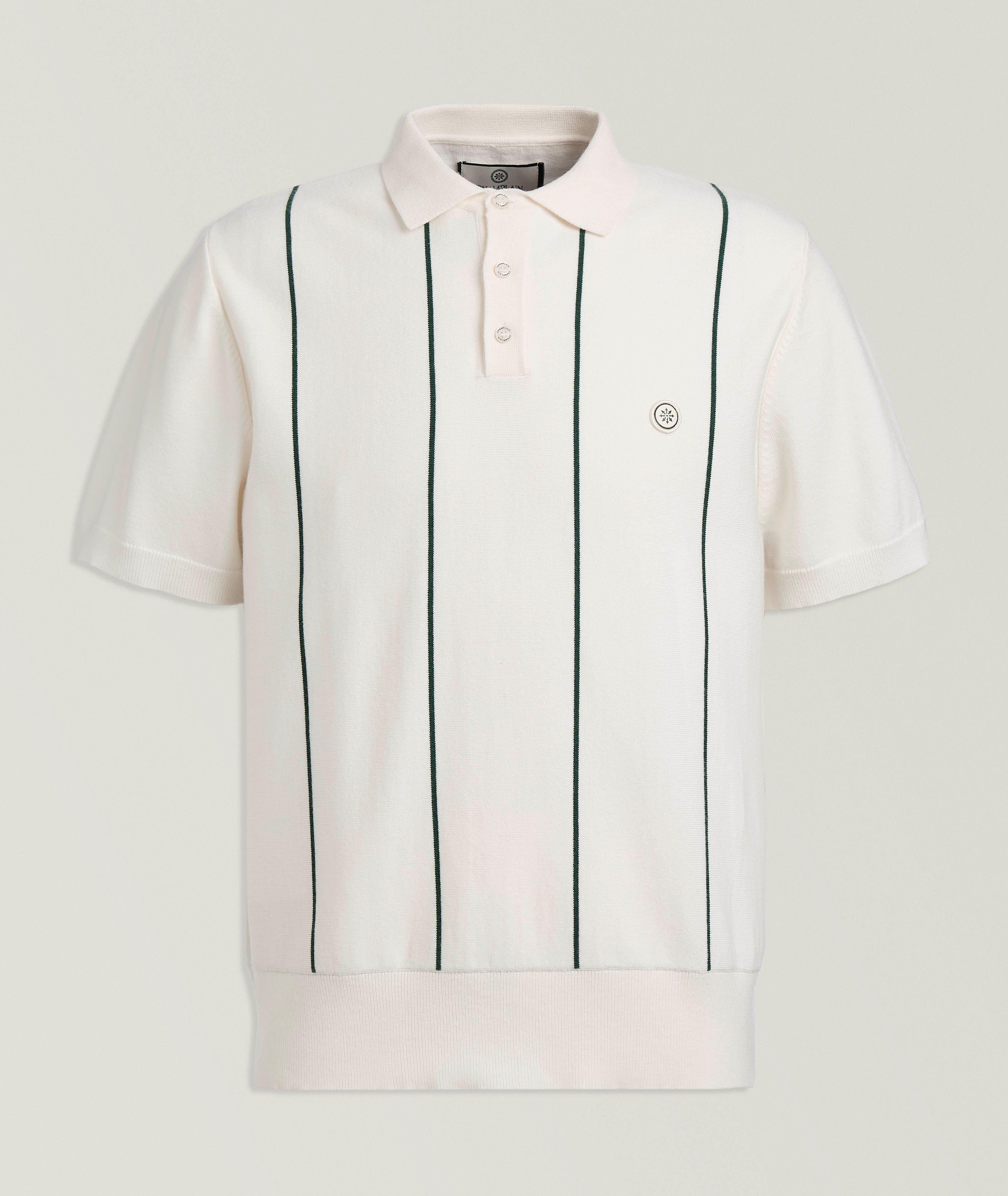 Champlain Polo tricot à rayures verticales