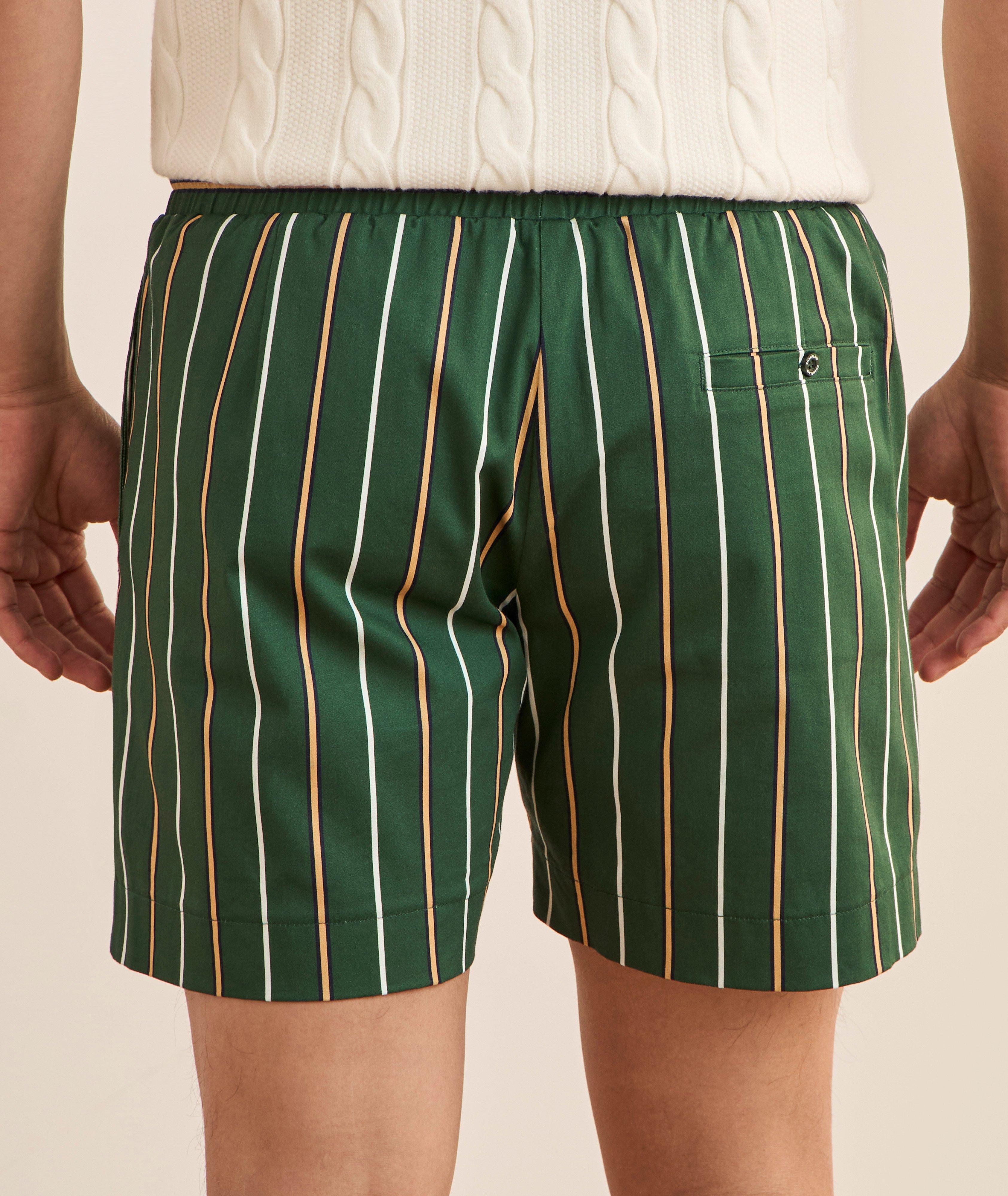 Pinstripe Lined Shorts image 2