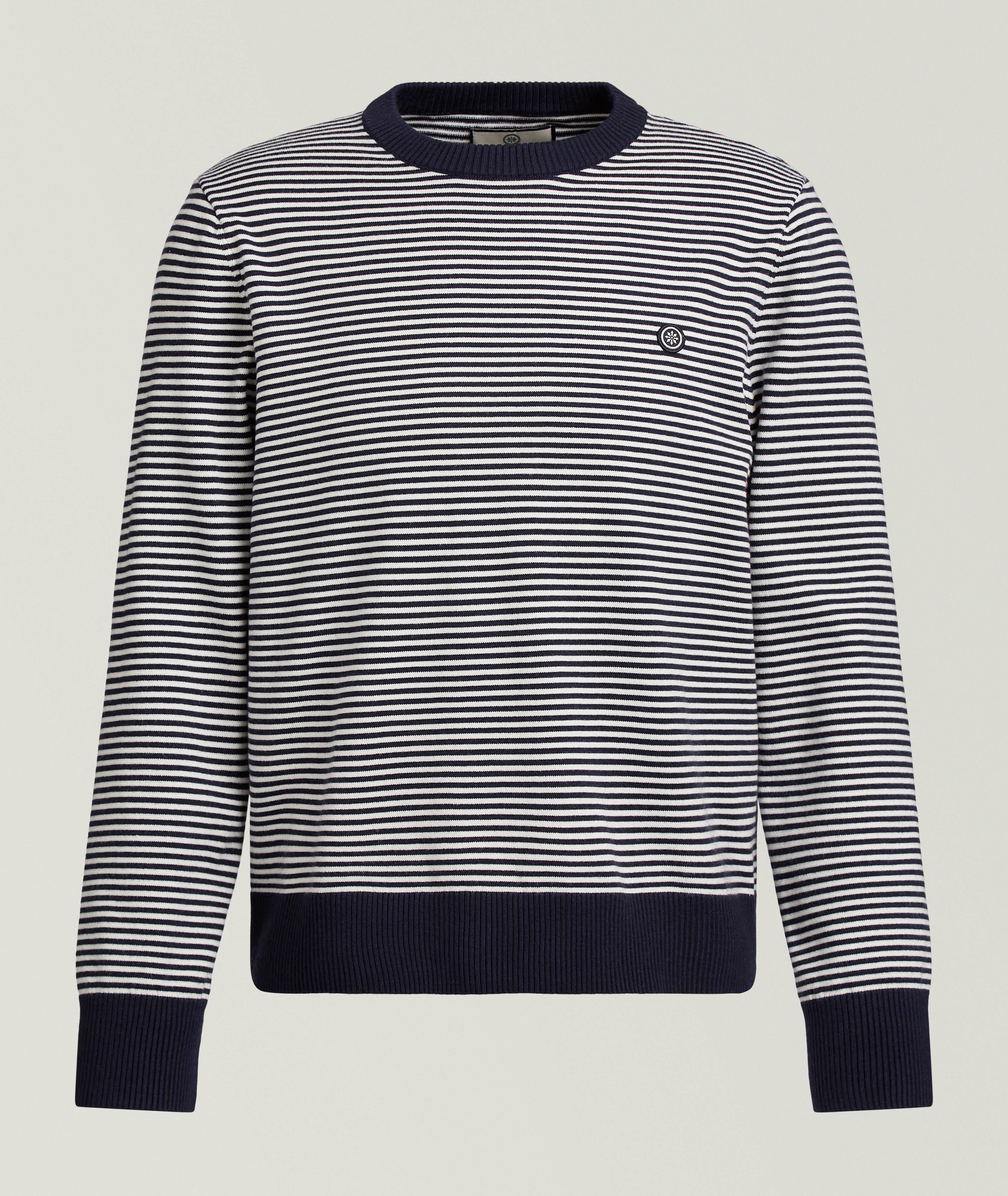 Champlain Striped Crewneck Sweater