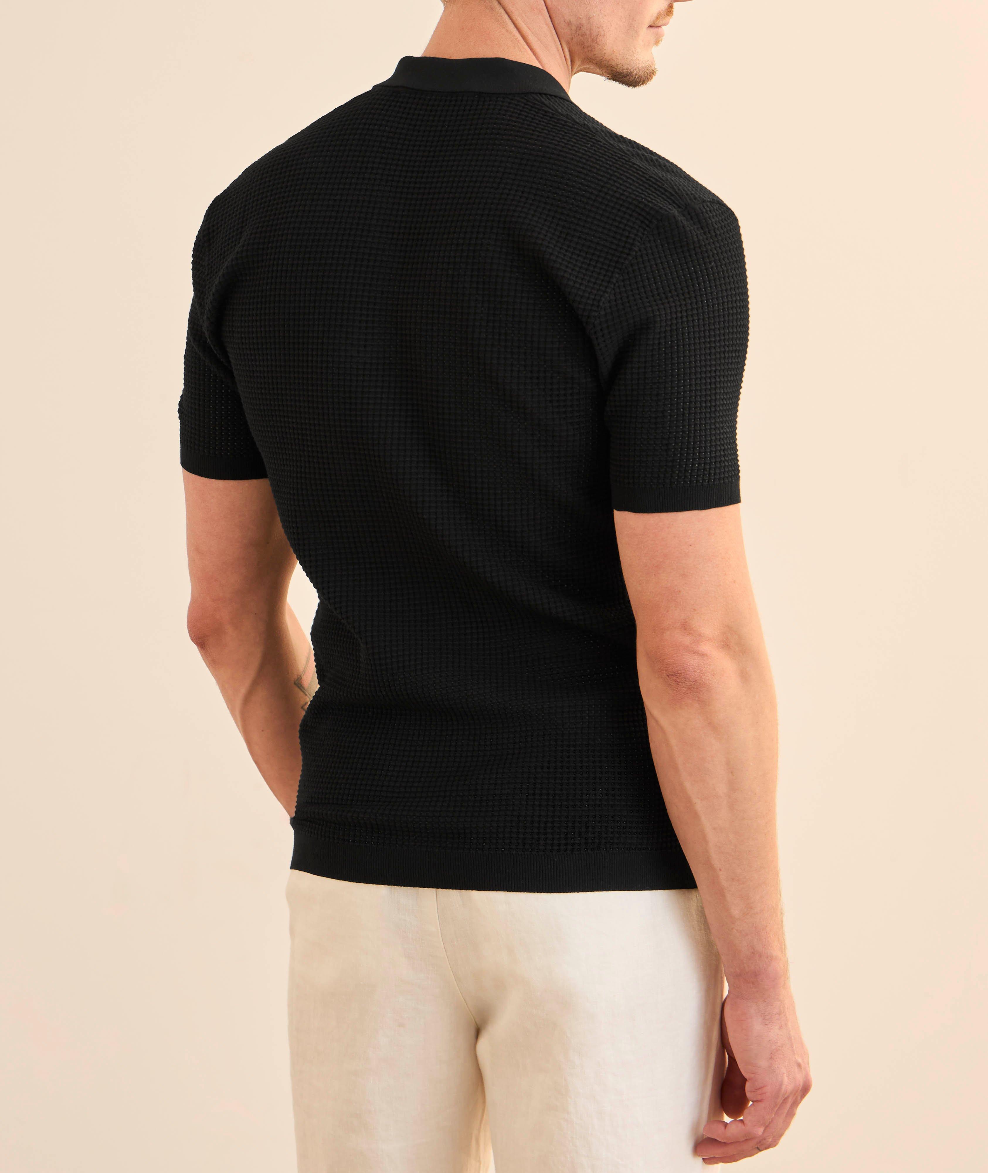 Roddy Waffle Mesh Polo image 2