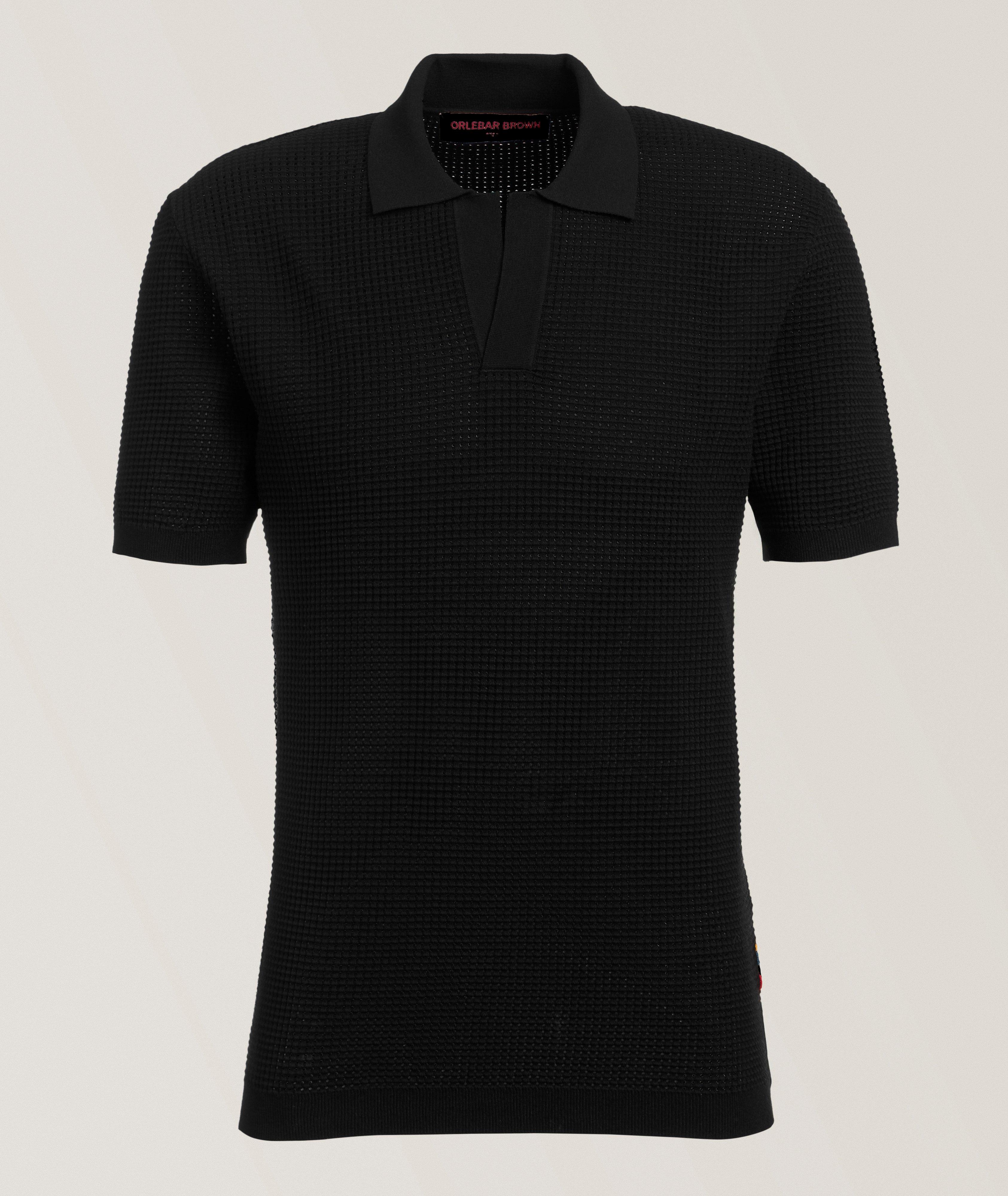 Roddy Waffle Mesh Polo image 0